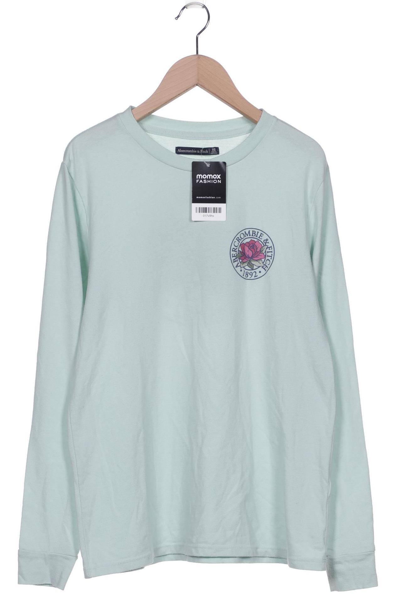 

Abercrombie & Fitch Damen Langarmshirt, hellgrün, Gr. 34