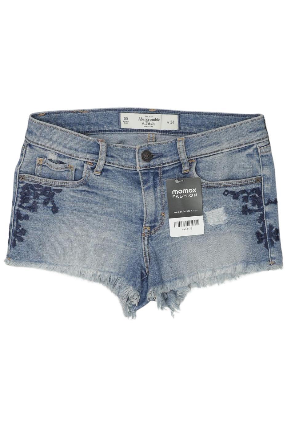 

Abercrombie & Fitch Damen Shorts, blau, Gr. 24