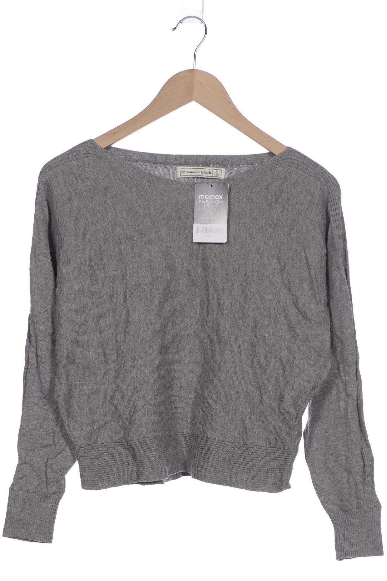 

Abercrombie & Fitch Damen Langarmshirt, grau, Gr. 36