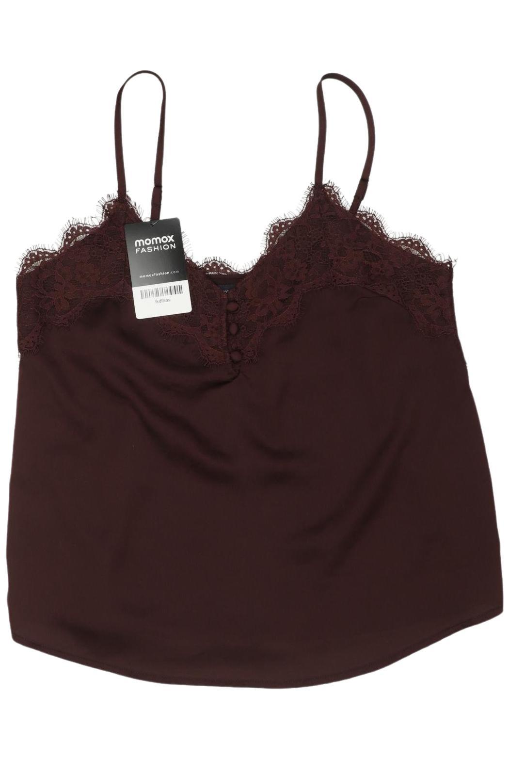 

Abercrombie & Fitch Damen Top, bordeaux, Gr. 34