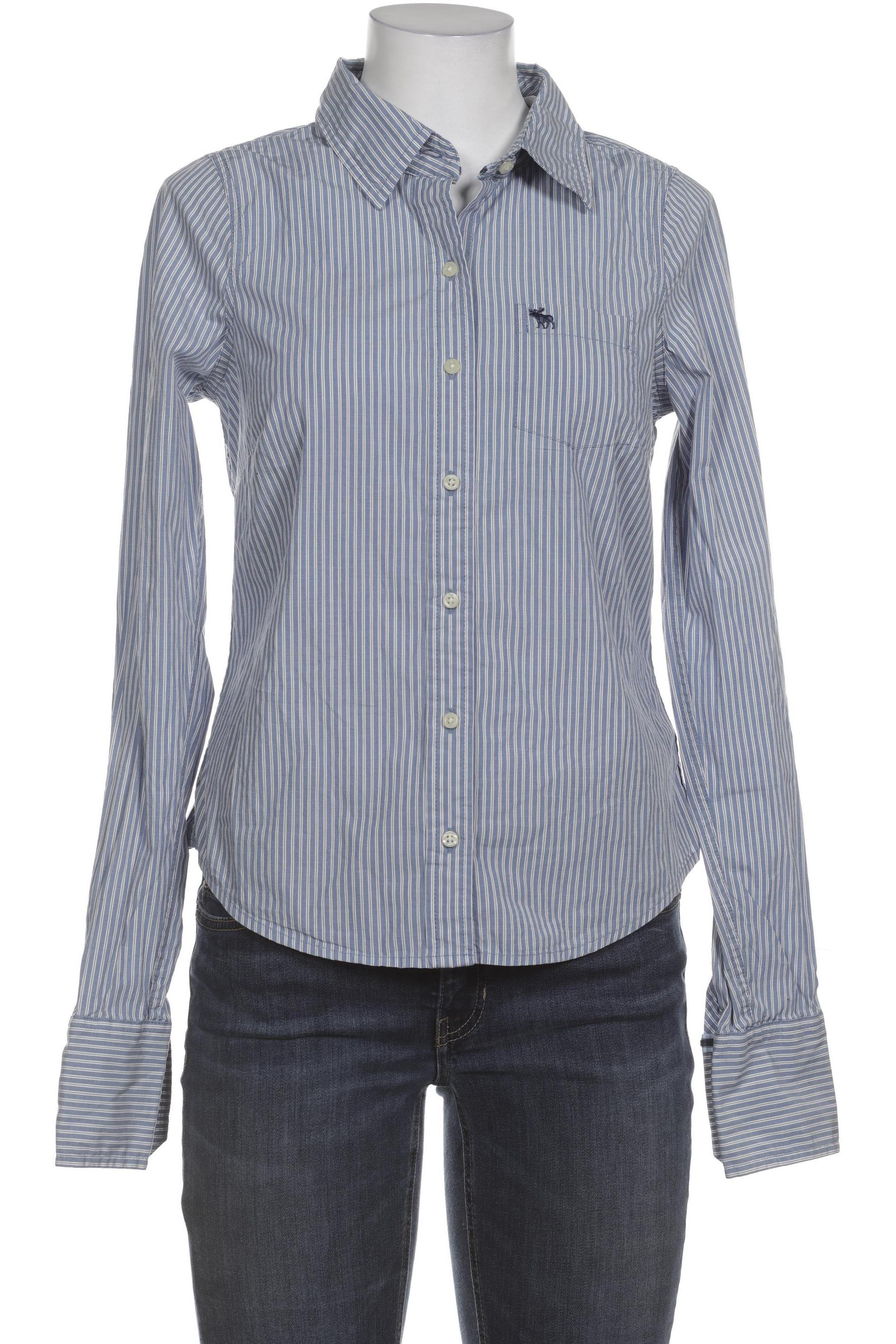 

Abercrombie & Fitch Damen Bluse, blau, Gr.