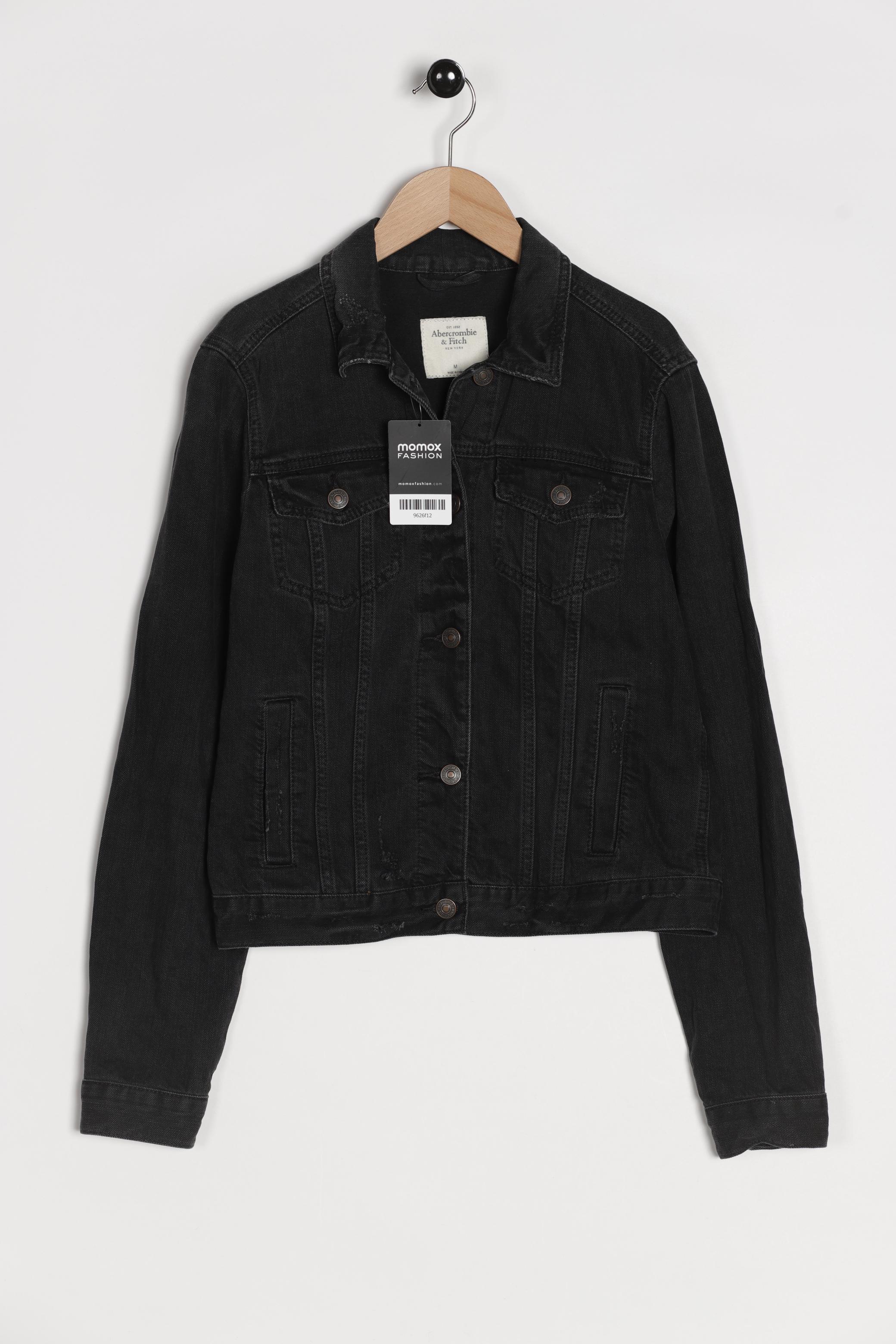 

Abercrombie & Fitch Damen Jacke, schwarz, Gr. 38