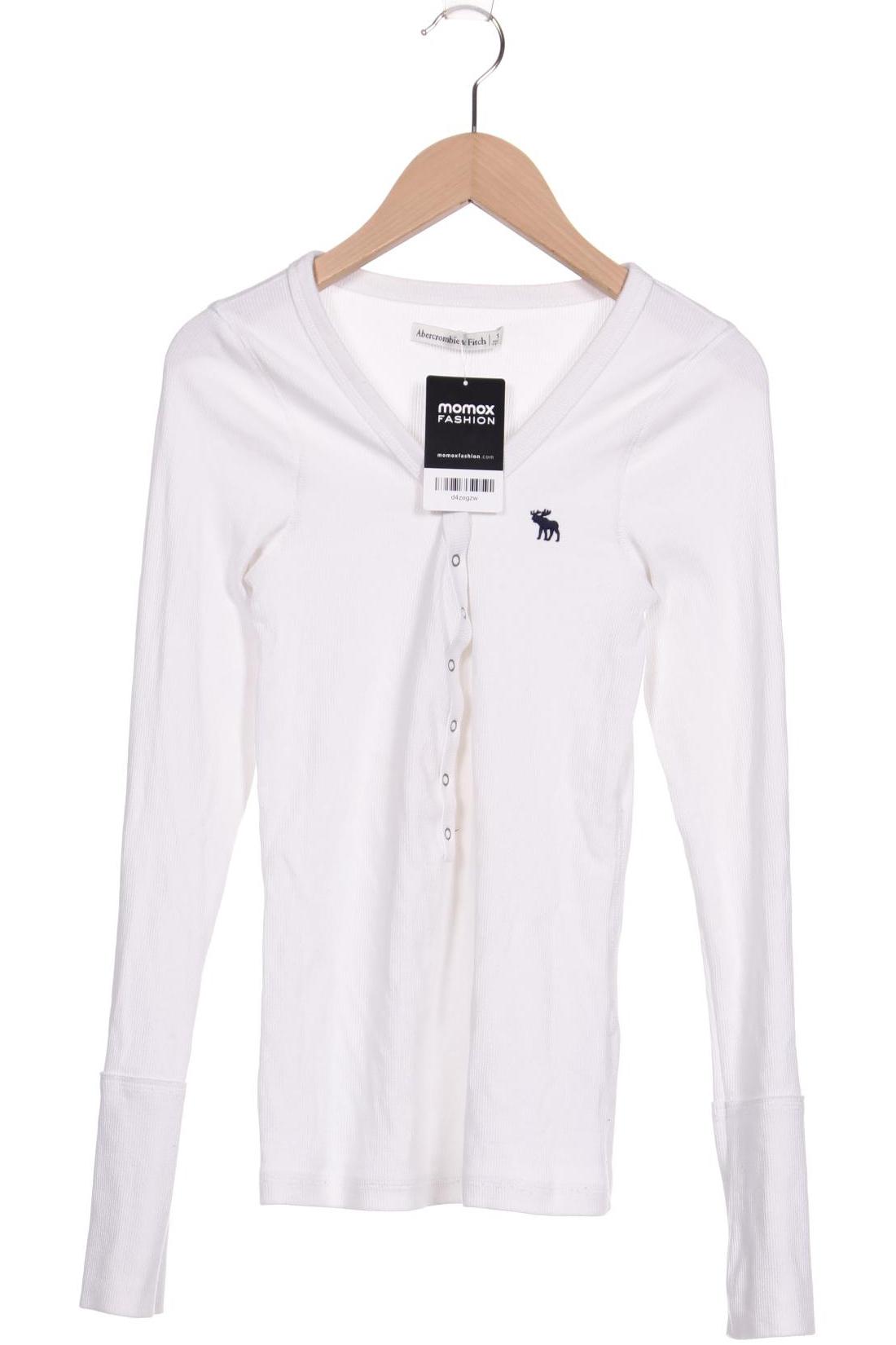 

Abercrombie & Fitch Damen Langarmshirt, weiß