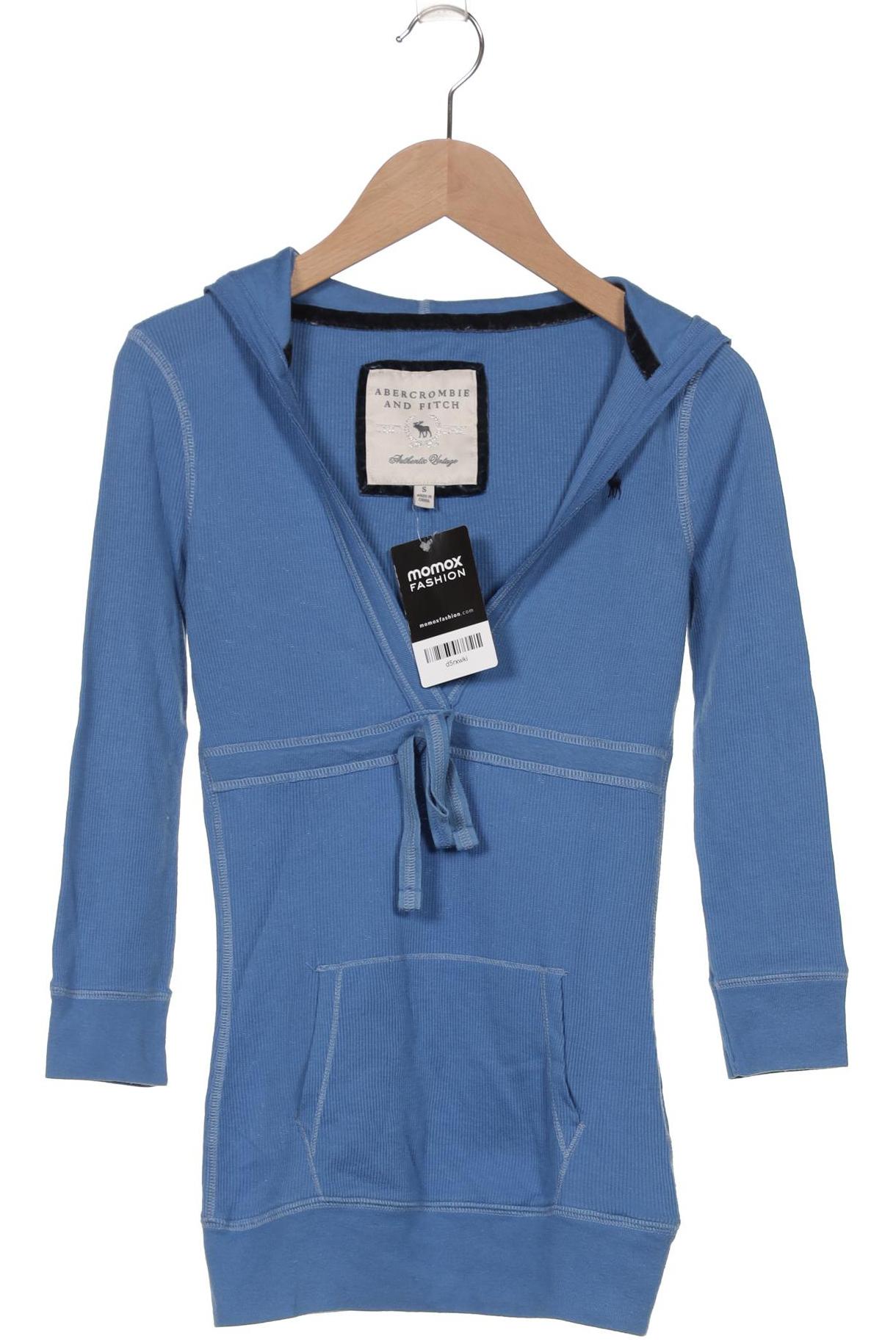 

Abercrombie & Fitch Damen Kapuzenpullover, blau, Gr. 36