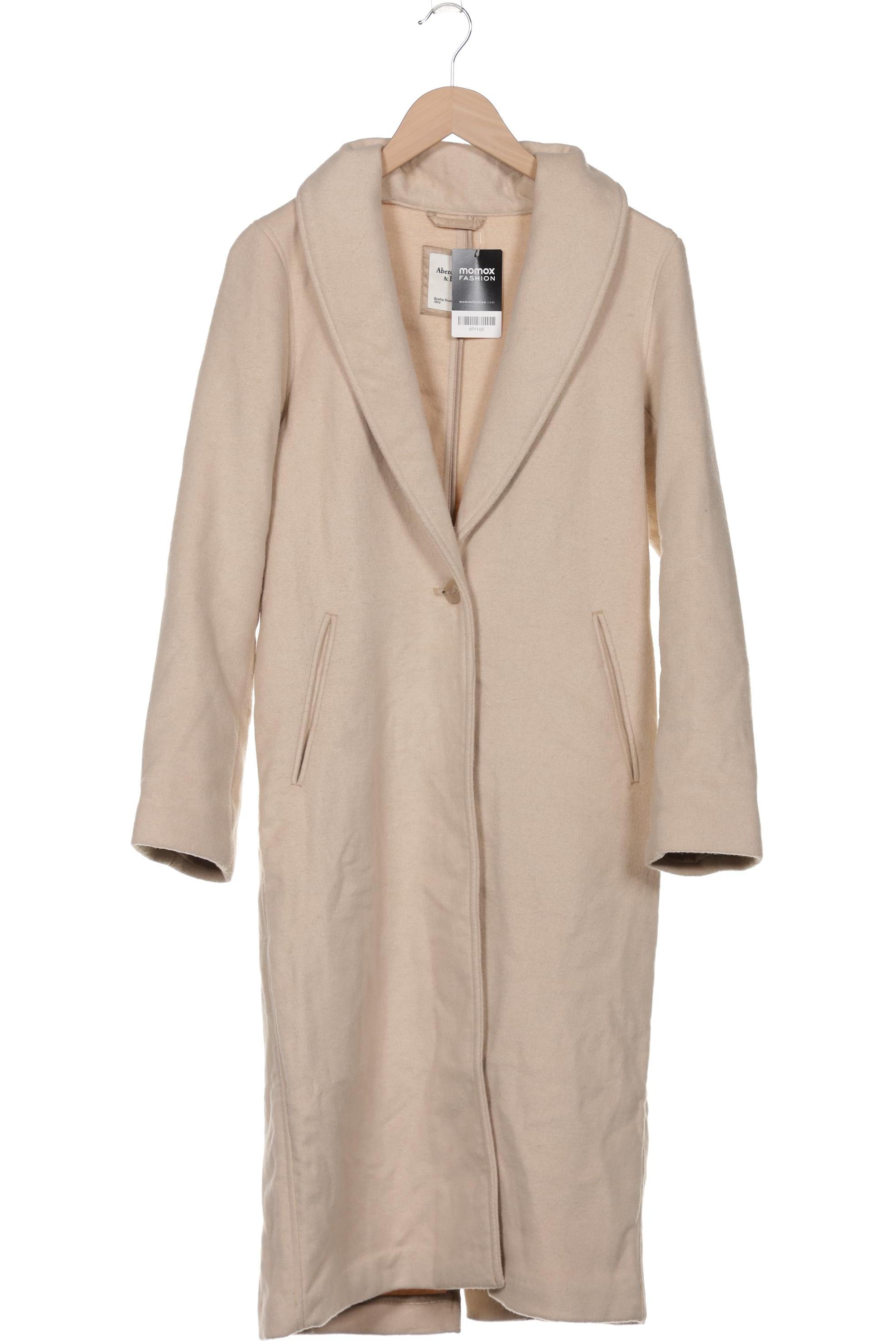 

Abercrombie & Fitch Damen Mantel, cremeweiß, Gr. 36