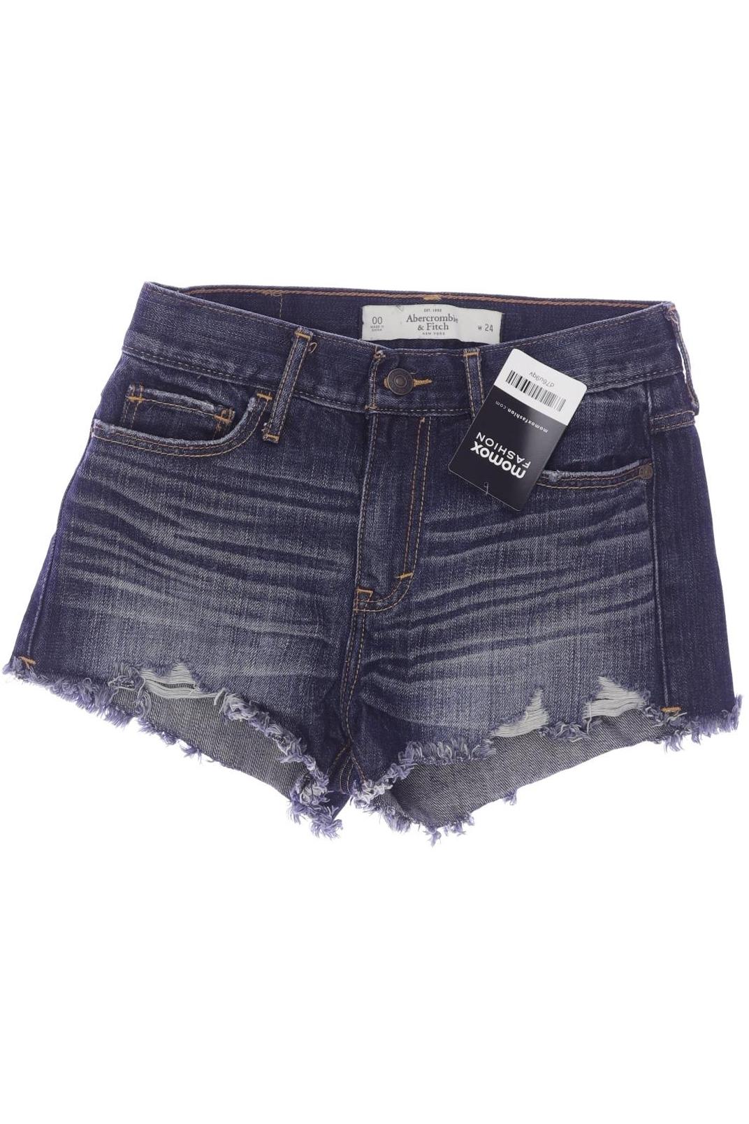 

Abercrombie & Fitch Damen Shorts, marineblau, Gr. 24