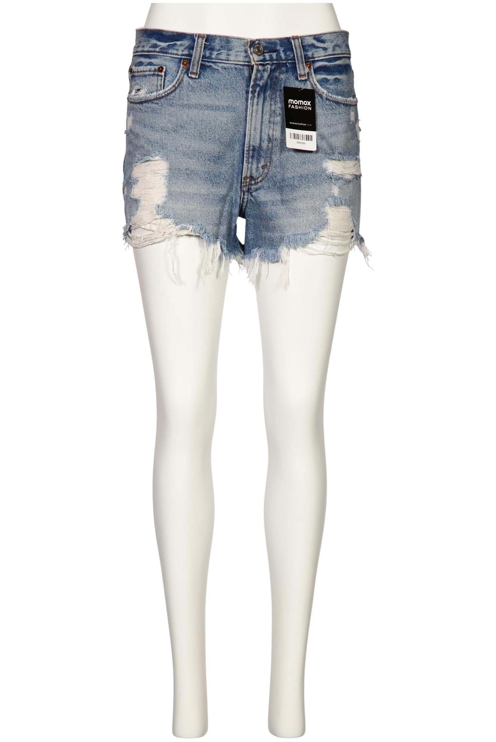 

Abercrombie & Fitch Damen Shorts, blau, Gr. 28