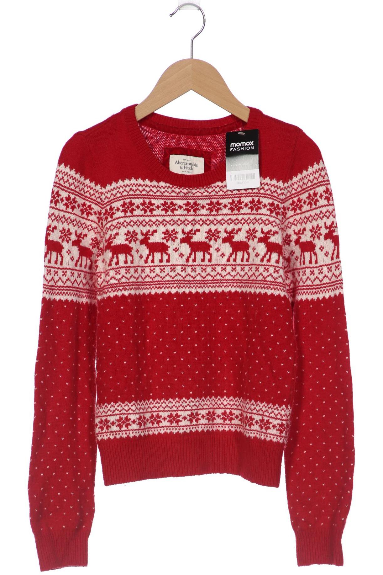 

Abercrombie & Fitch Damen Pullover, rot, Gr. 36