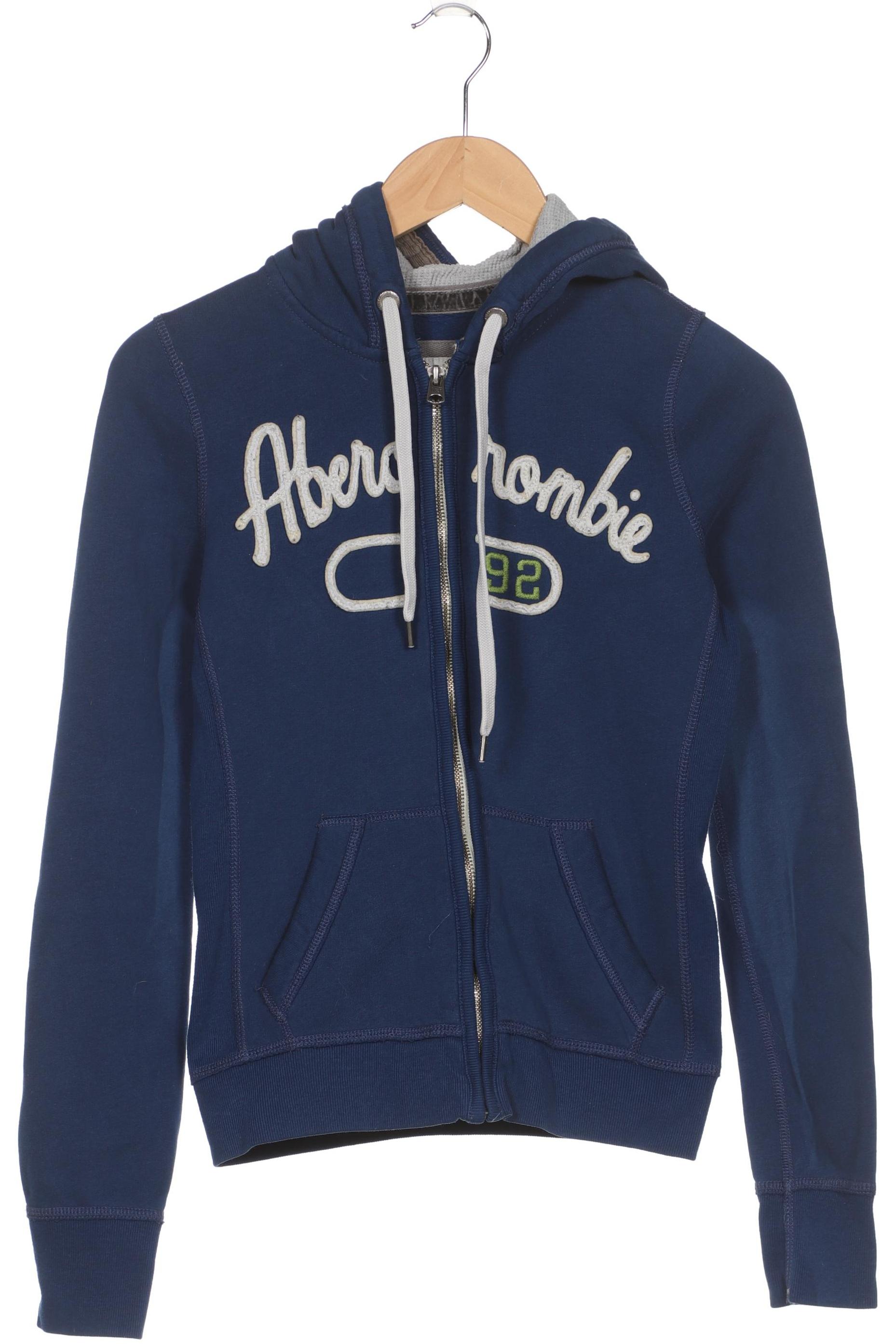 

Abercrombie & Fitch Damen Kapuzenpullover, blau, Gr. 36
