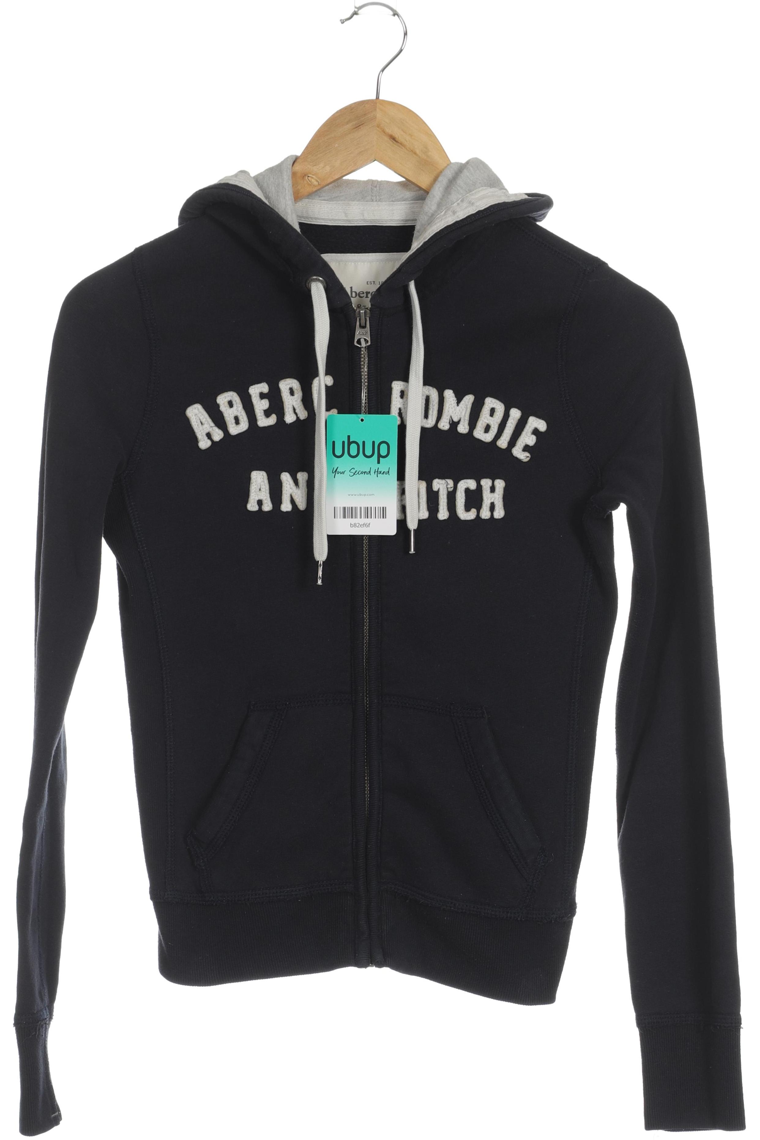 

Abercrombie & Fitch Damen Kapuzenpullover, blau, Gr. 34