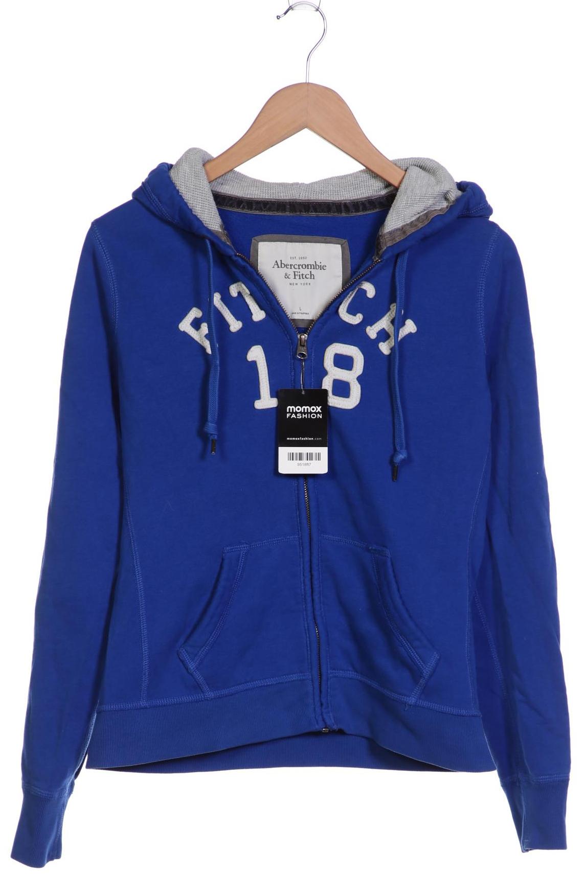 

Abercrombie & Fitch Damen Kapuzenpullover, blau, Gr. 42