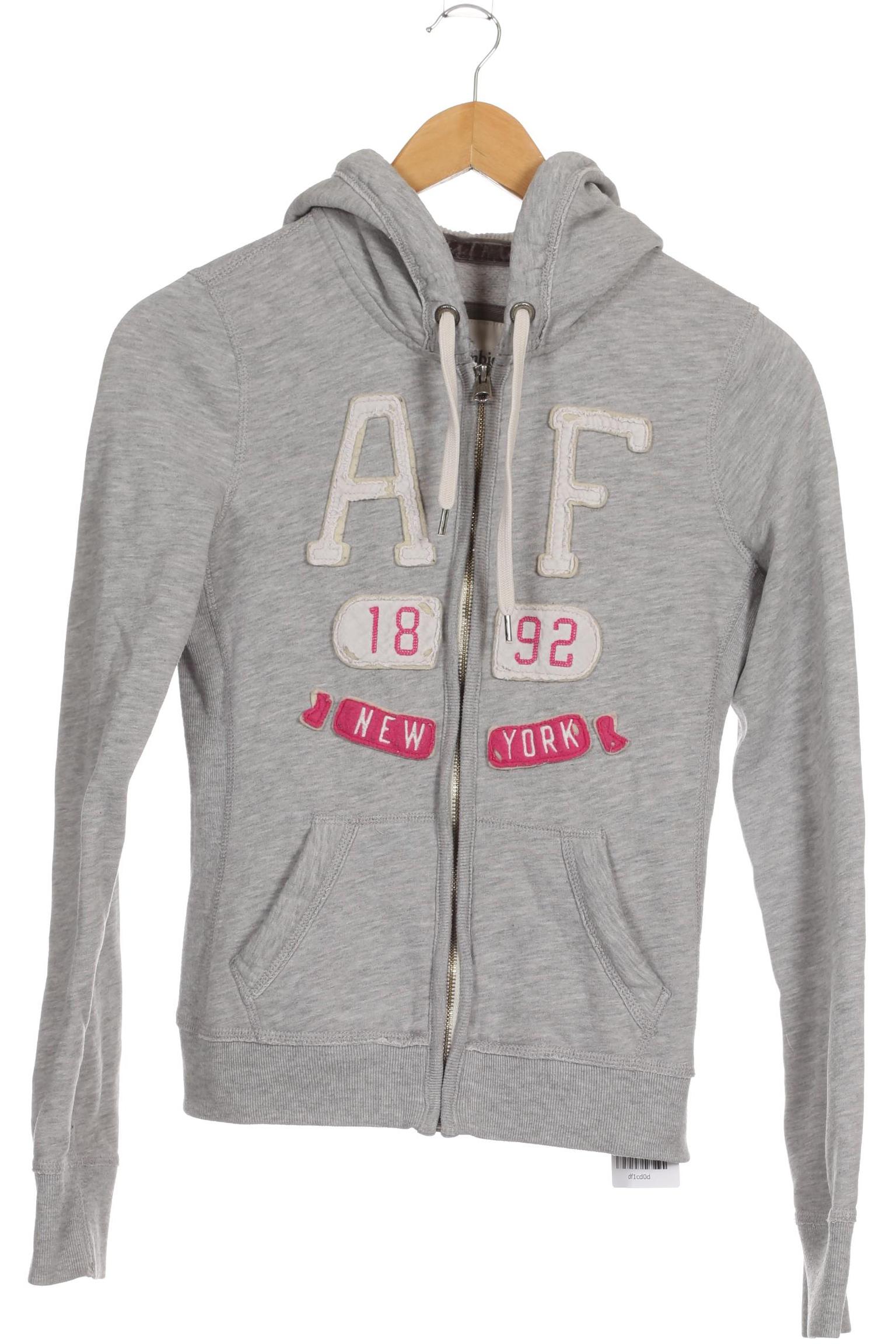 

Abercrombie & Fitch Damen Kapuzenpullover, grau, Gr. 36