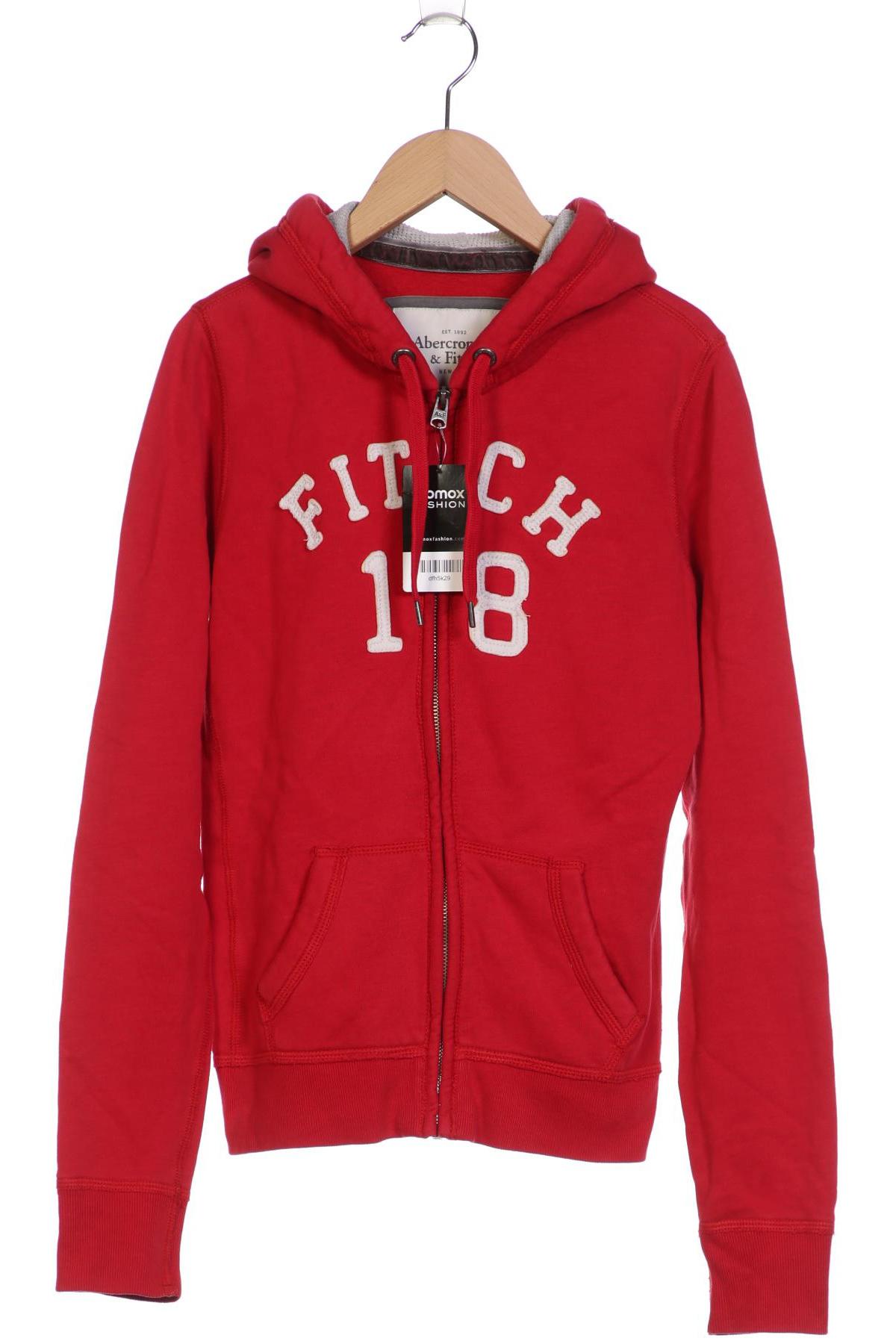 

Abercrombie & Fitch Damen Kapuzenpullover, rot, Gr. 38