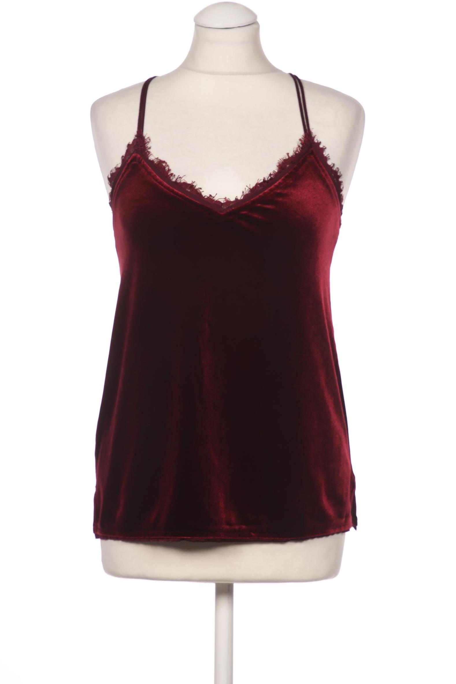 

Abercrombie & Fitch Damen Top, bordeaux, Gr. 34