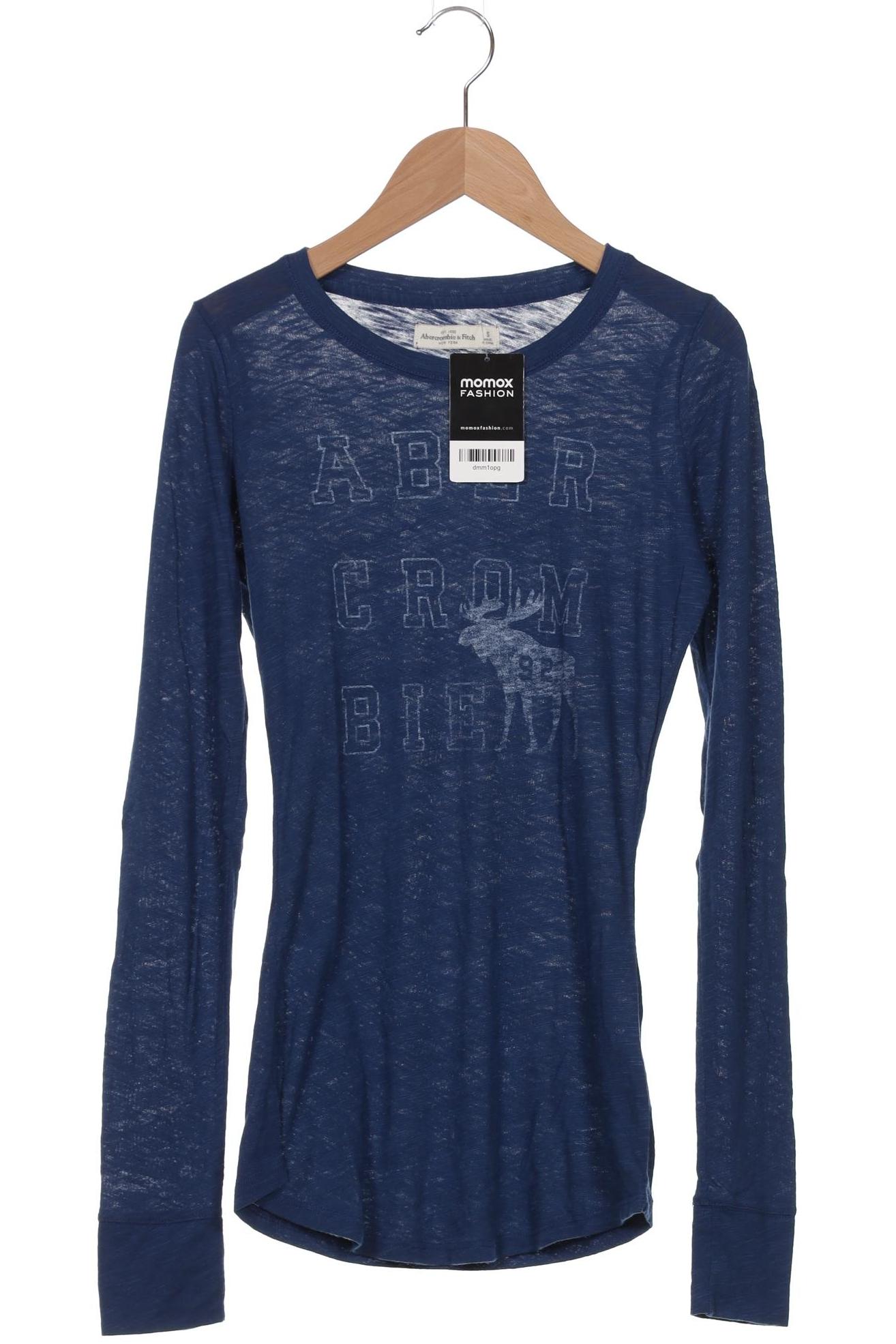 

Abercrombie & Fitch Damen Langarmshirt, marineblau, Gr. 36