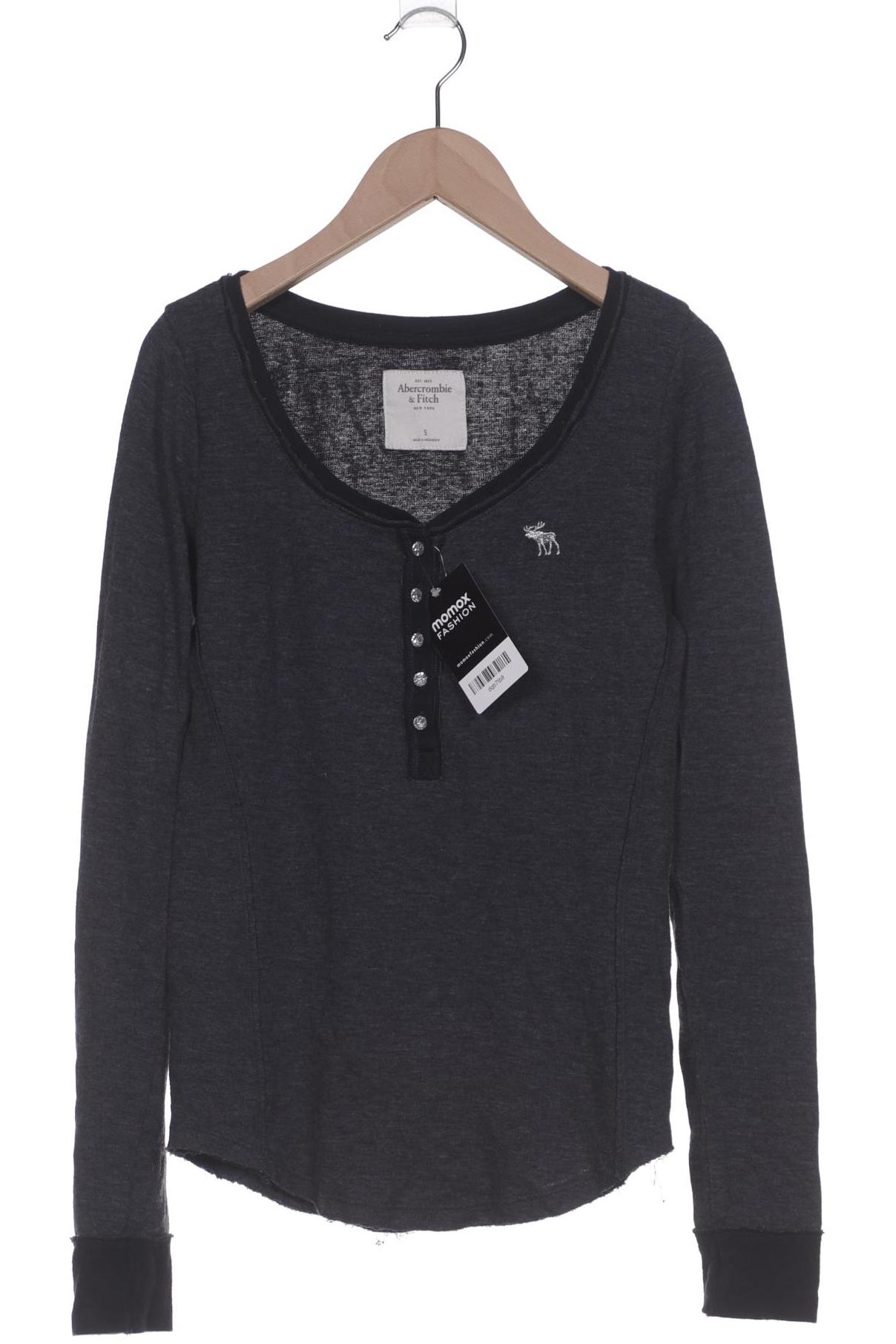 

Abercrombie & Fitch Damen Langarmshirt, marineblau, Gr. 36