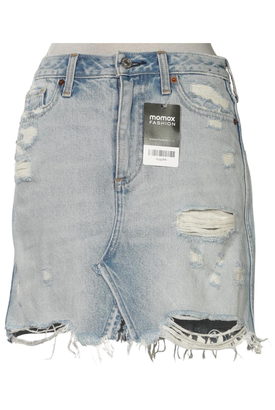 

Abercrombie & Fitch Damen Rock, hellblau, Gr. 25