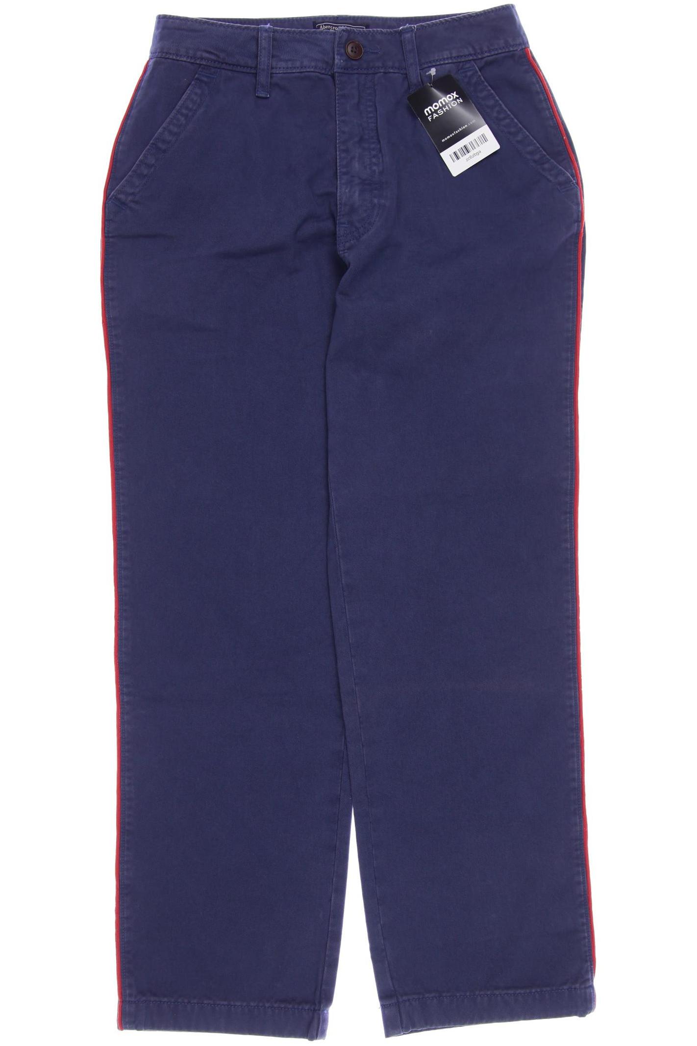 

Abercrombie & Fitch Damen Stoffhose, blau, Gr. 26