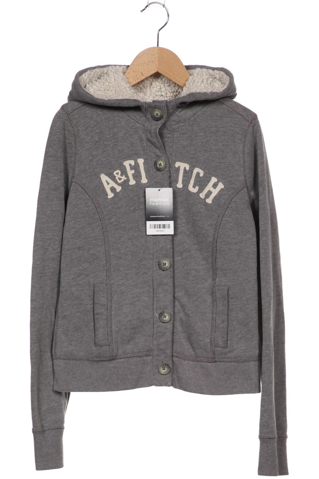 

Abercrombie & Fitch Damen Kapuzenpullover, grau, Gr. 38