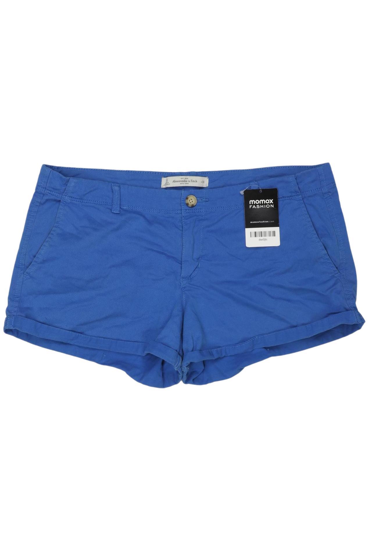 

Abercrombie & Fitch Damen Shorts, blau, Gr. 30