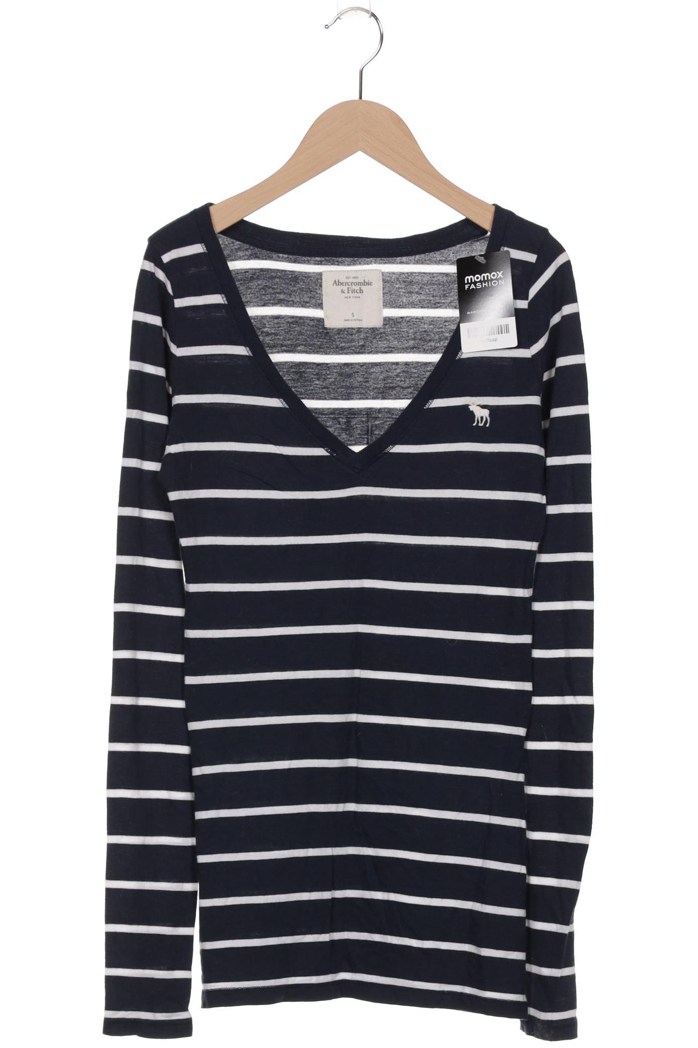 

Abercrombie & Fitch Damen Langarmshirt, marineblau, Gr. 36
