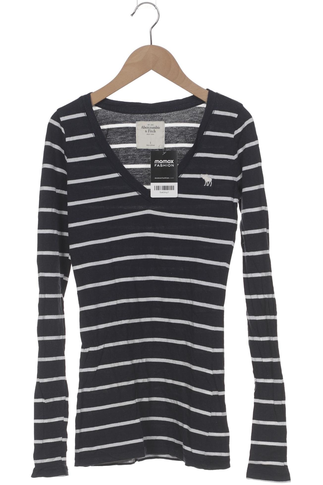 

Abercrombie & Fitch Damen Langarmshirt, marineblau, Gr. 36