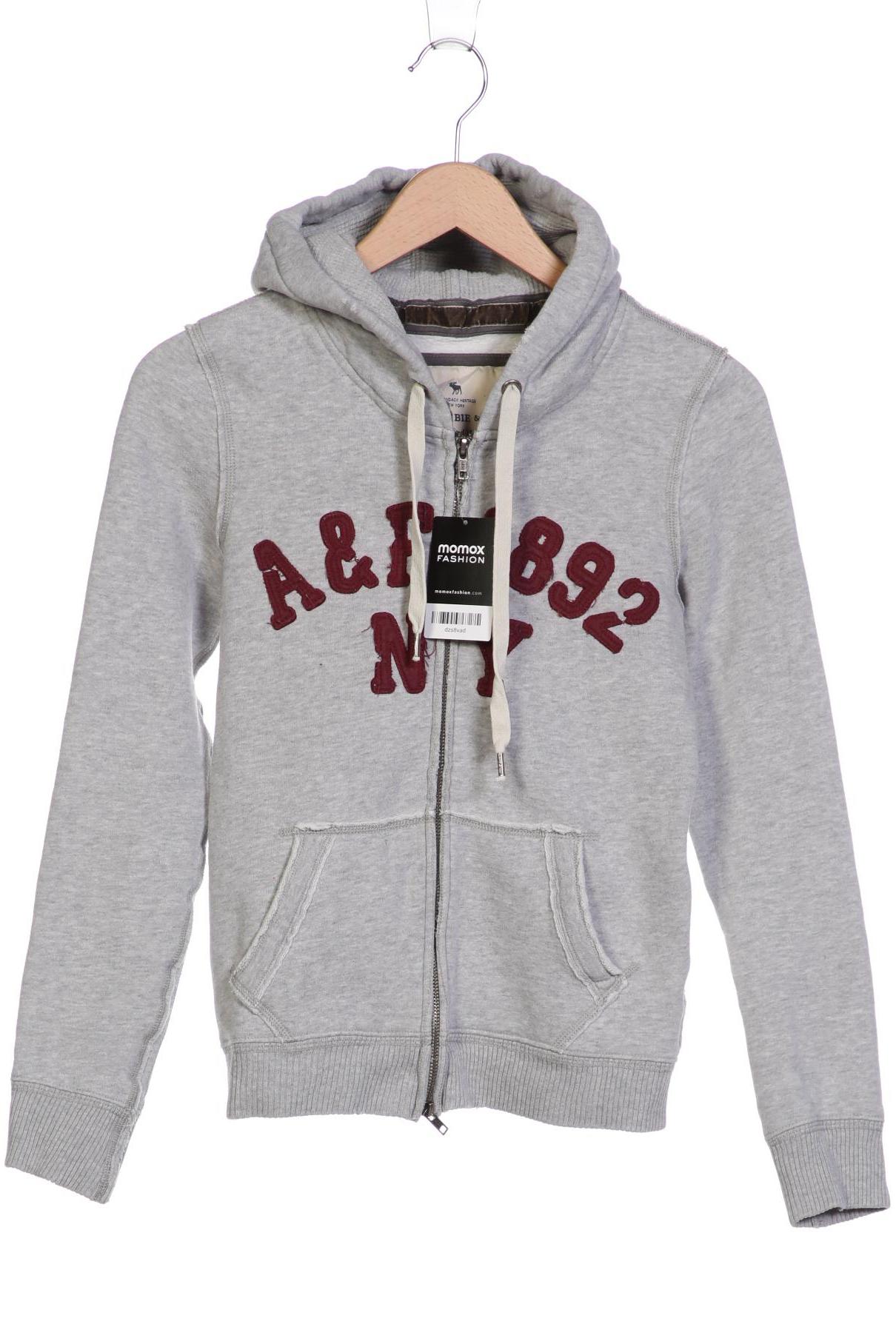 

Abercrombie & Fitch Damen Kapuzenpullover, grau