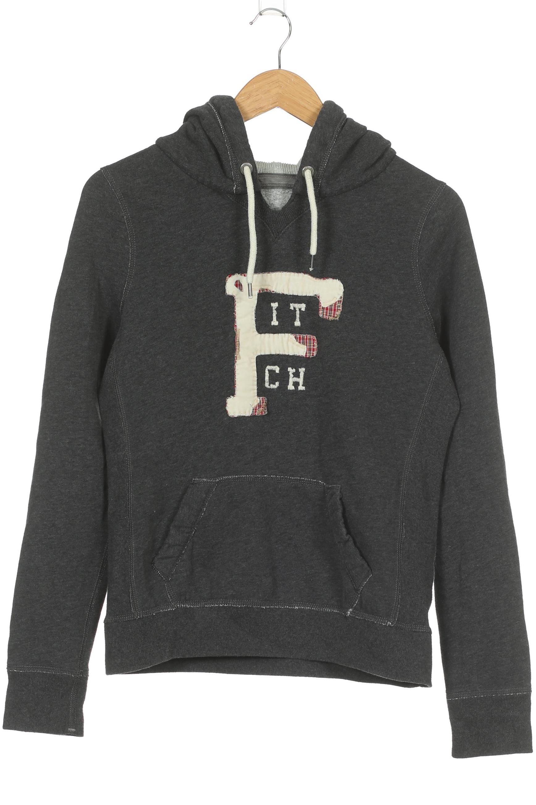 

Abercrombie & Fitch Damen Kapuzenpullover, grau, Gr.