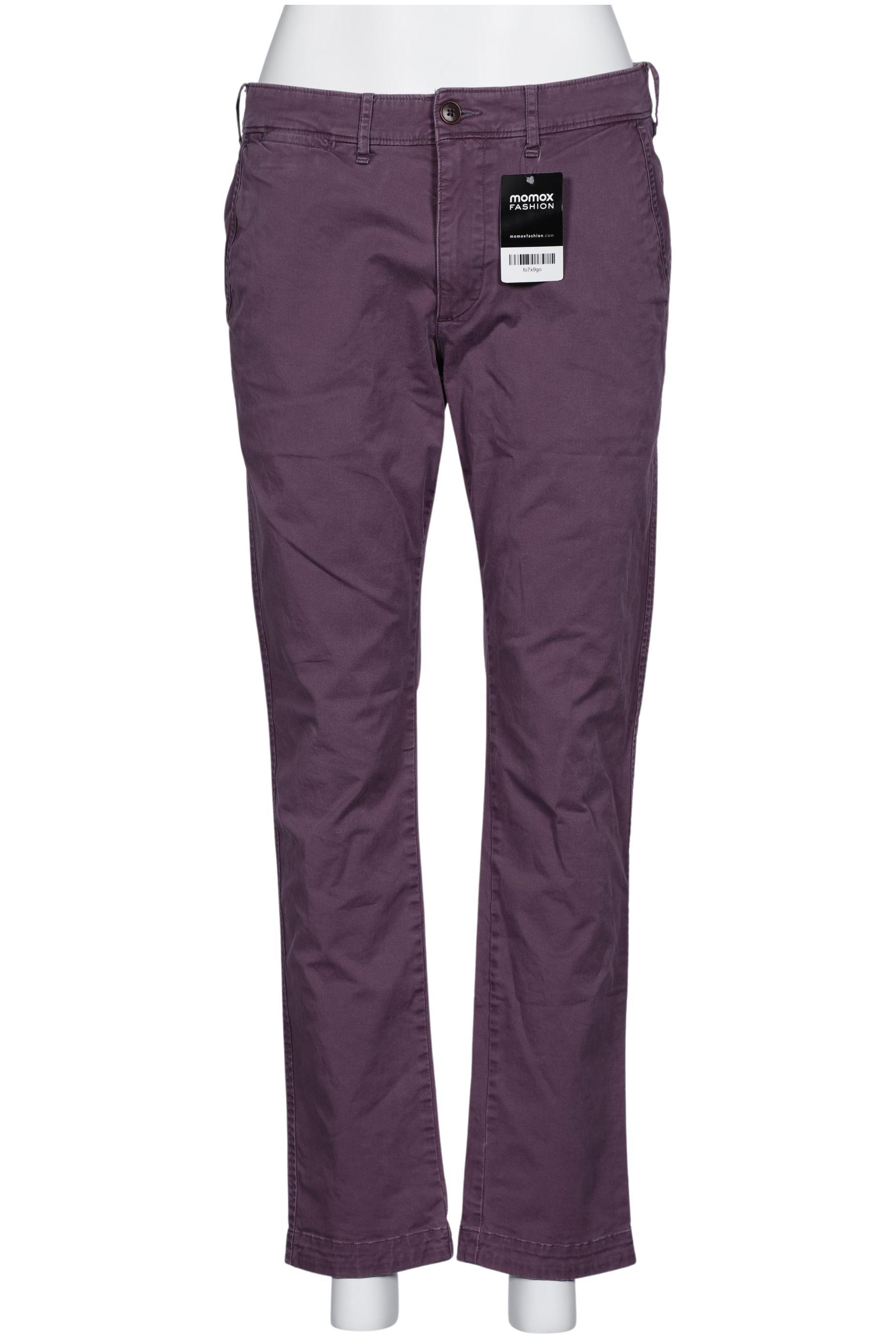 

Abercrombie & Fitch Damen Stoffhose, flieder, Gr. 32