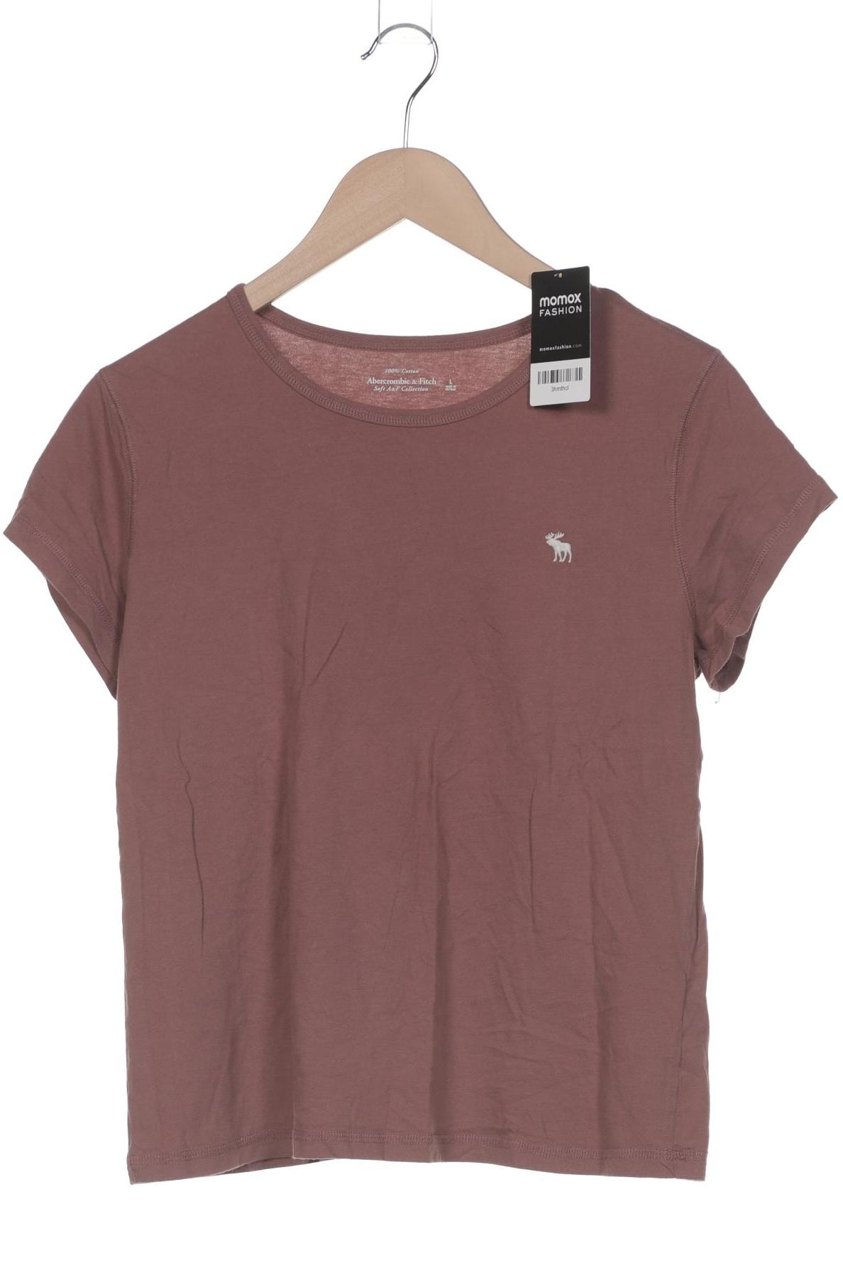 

Abercrombie & Fitch Damen T-Shirt, bordeaux, Gr. 42