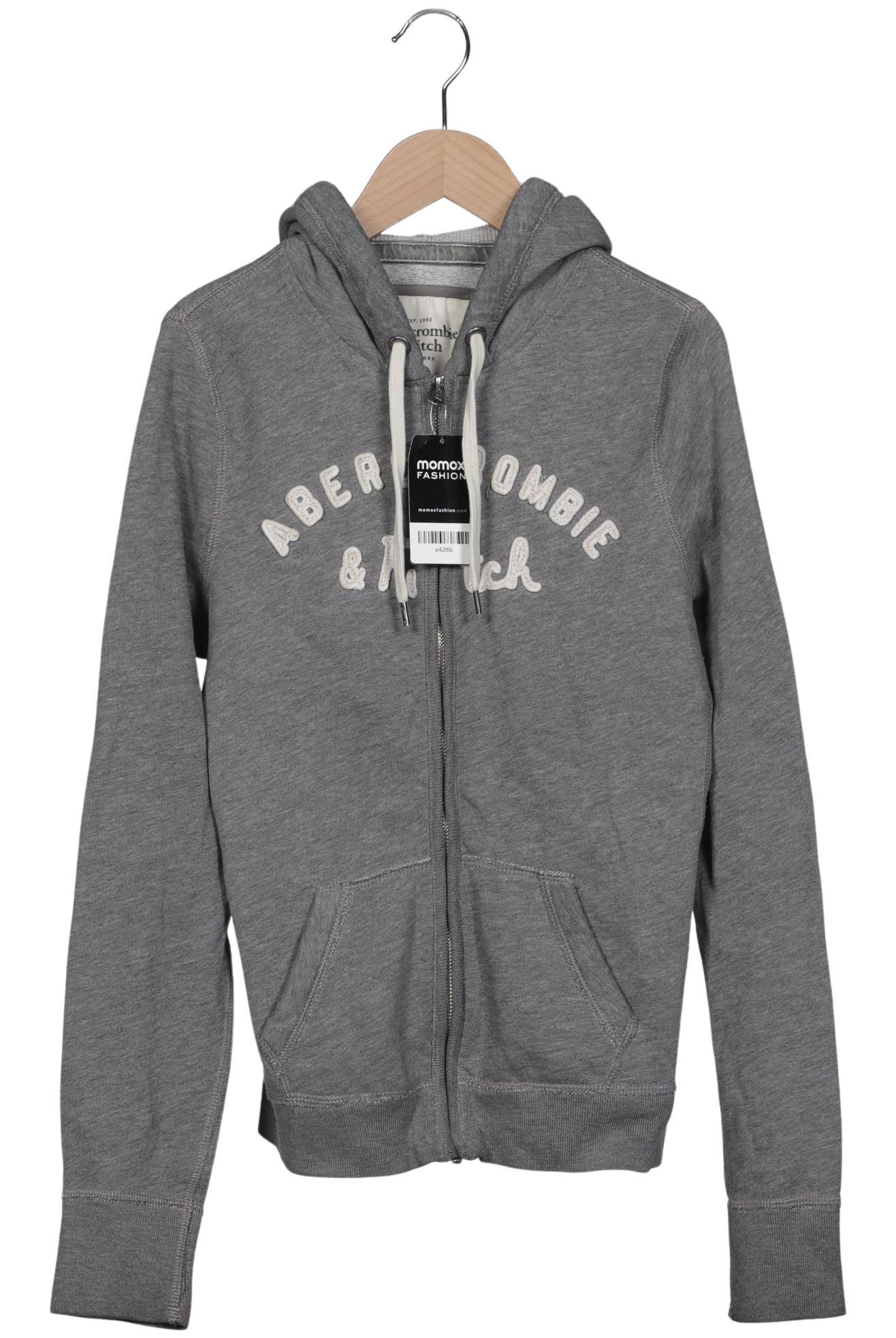 

Abercrombie & Fitch Damen Kapuzenpullover, grau, Gr. 42
