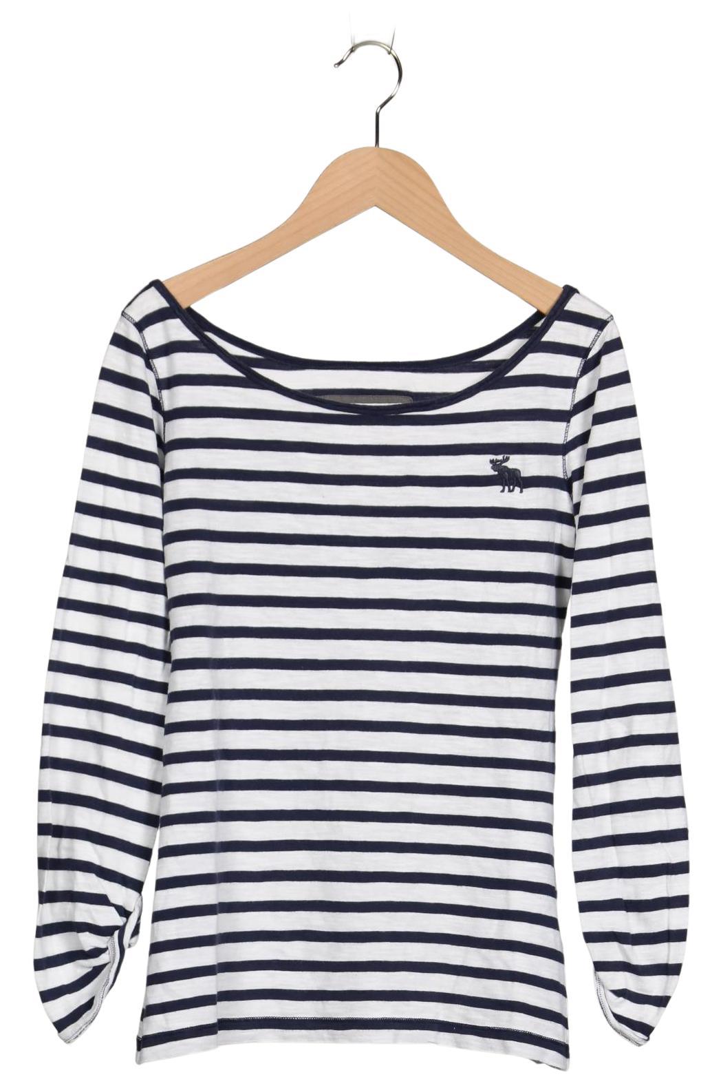 

Abercrombie & Fitch Damen Langarmshirt, marineblau, Gr. 36