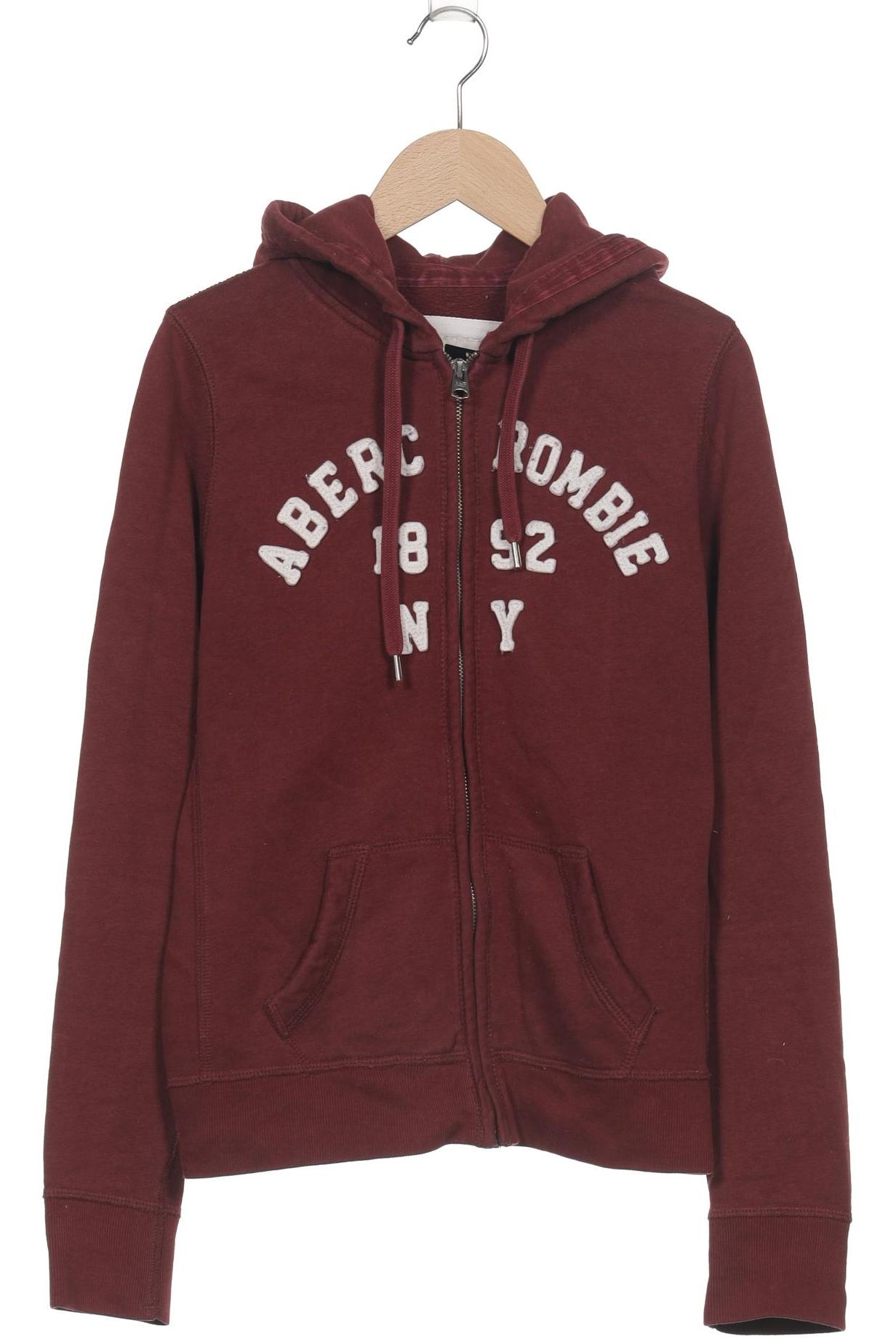 

Abercrombie & Fitch Damen Kapuzenpullover, bordeaux, Gr. 38