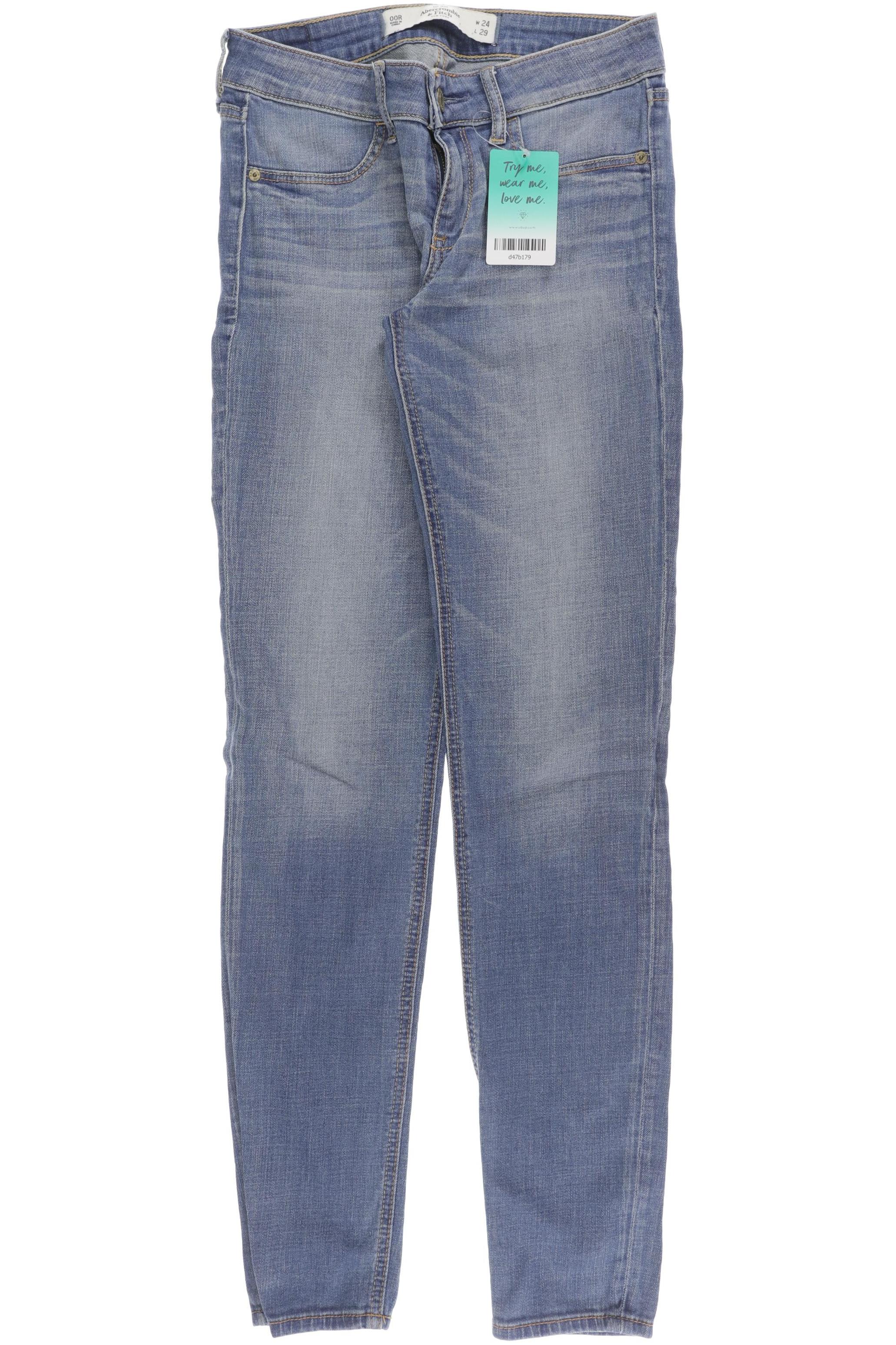 

Abercrombie & Fitch Damen Jeans, blau, Gr. 24