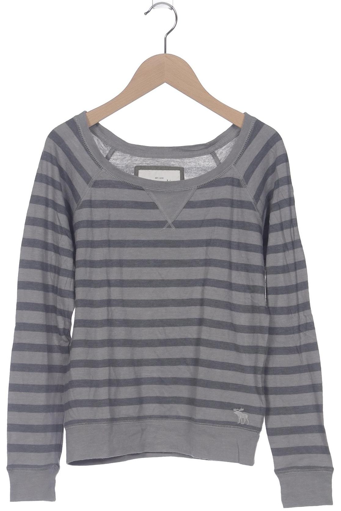 

Abercrombie & Fitch Damen Langarmshirt, grau, Gr. 34