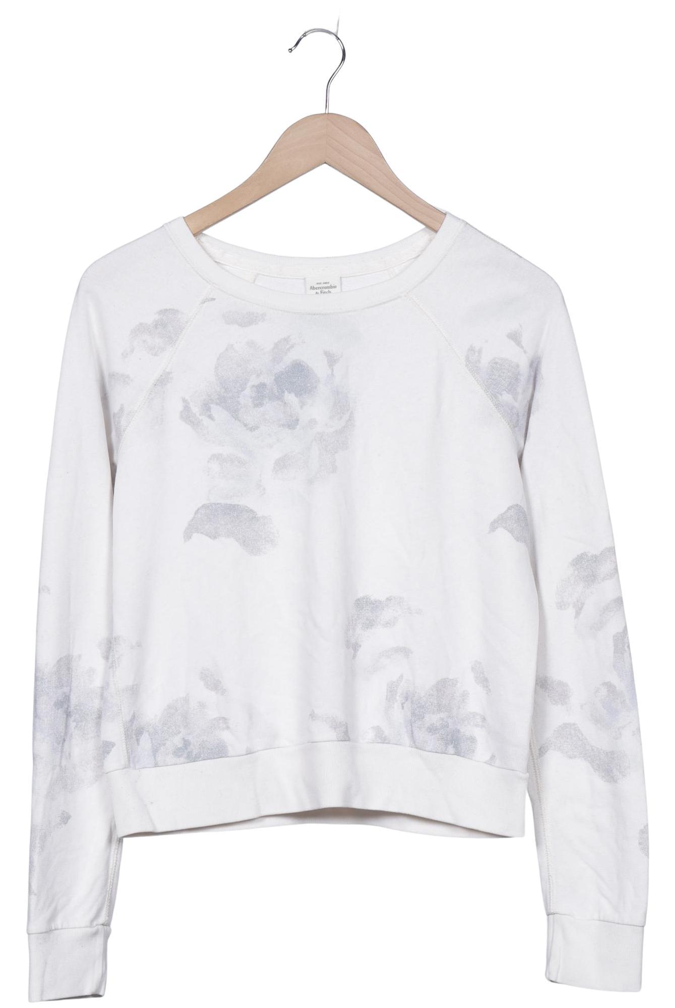 

Abercrombie & Fitch Damen Sweatshirt, weiß, Gr. 36