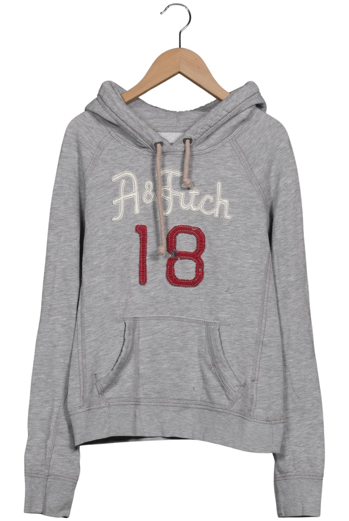 

Abercrombie & Fitch Damen Kapuzenpullover, grau, Gr. 36