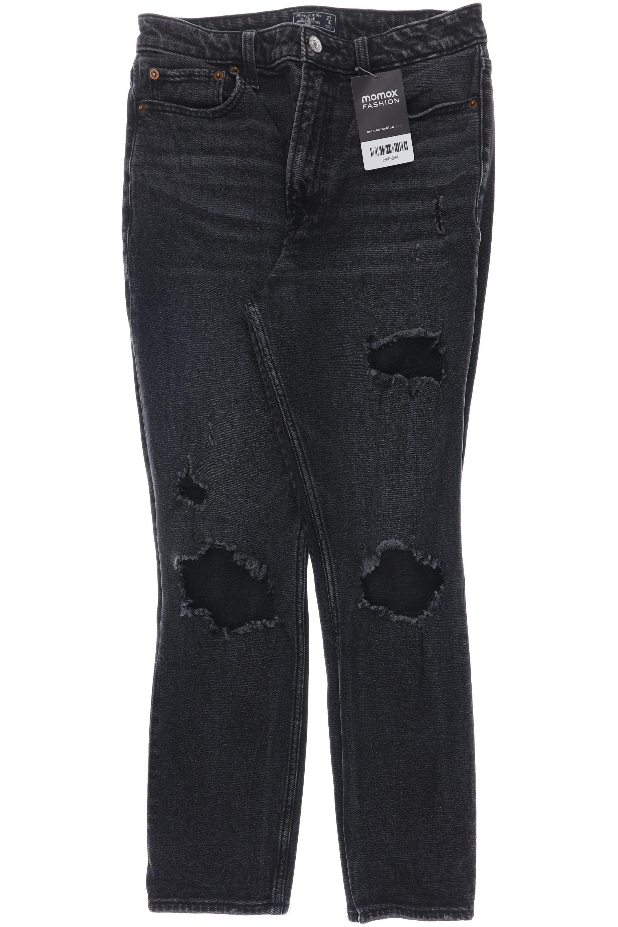 Thumbnail - Abercrombie &amp; Fitch Damen Jeans, schwarz, Gr. 27