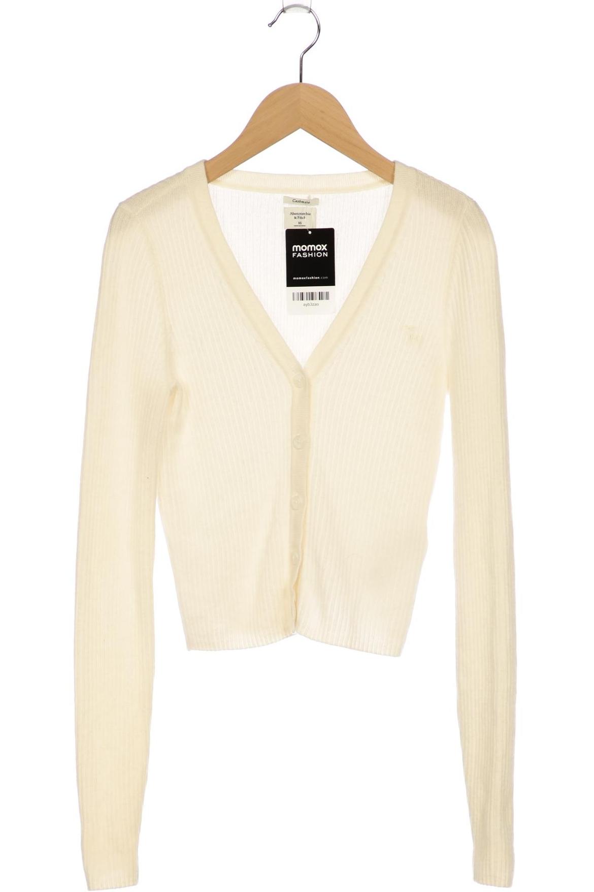 

Abercrombie & Fitch Damen Strickjacke, cremeweiß, Gr. 34