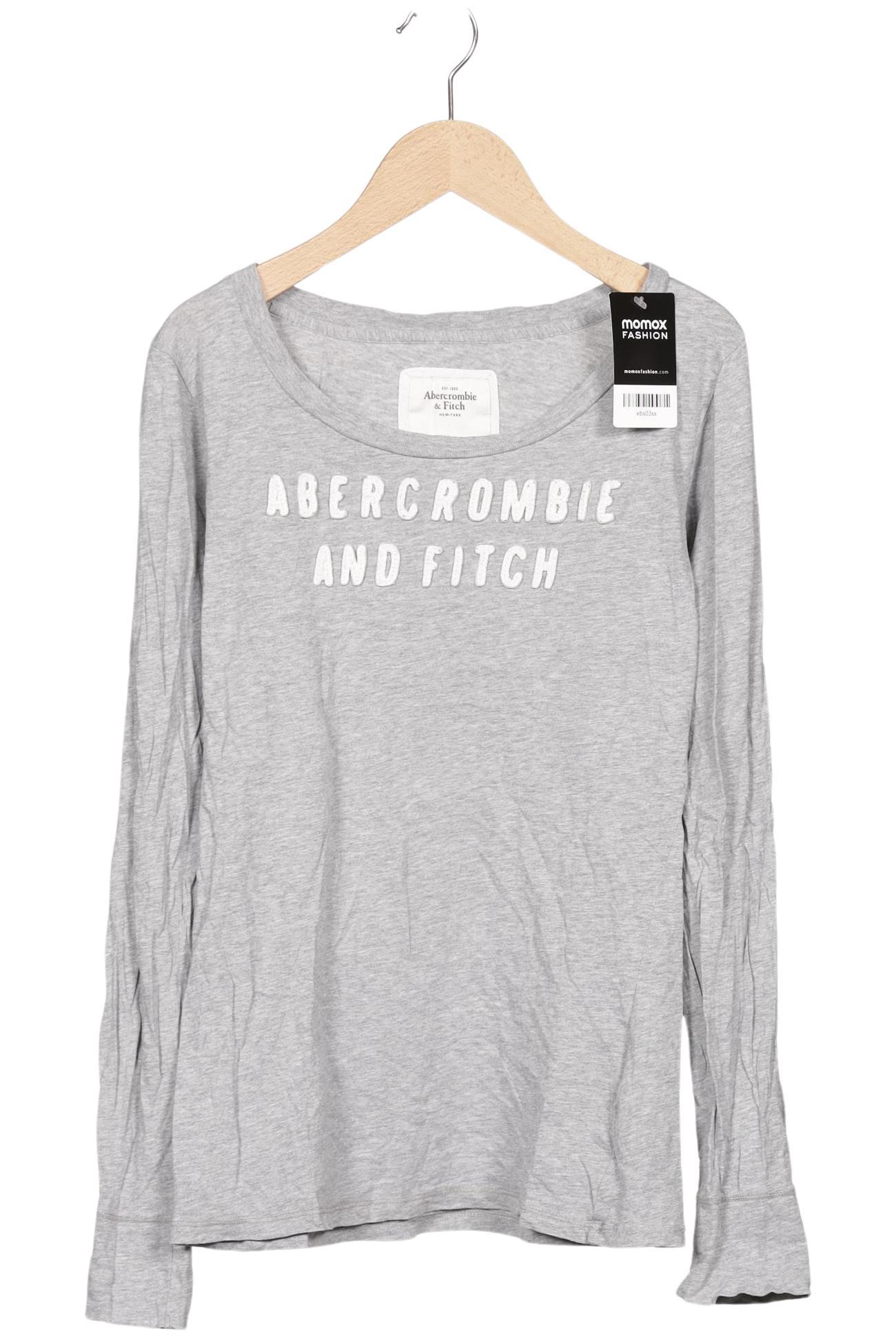 

Abercrombie & Fitch Damen Langarmshirt, grau, Gr. 42