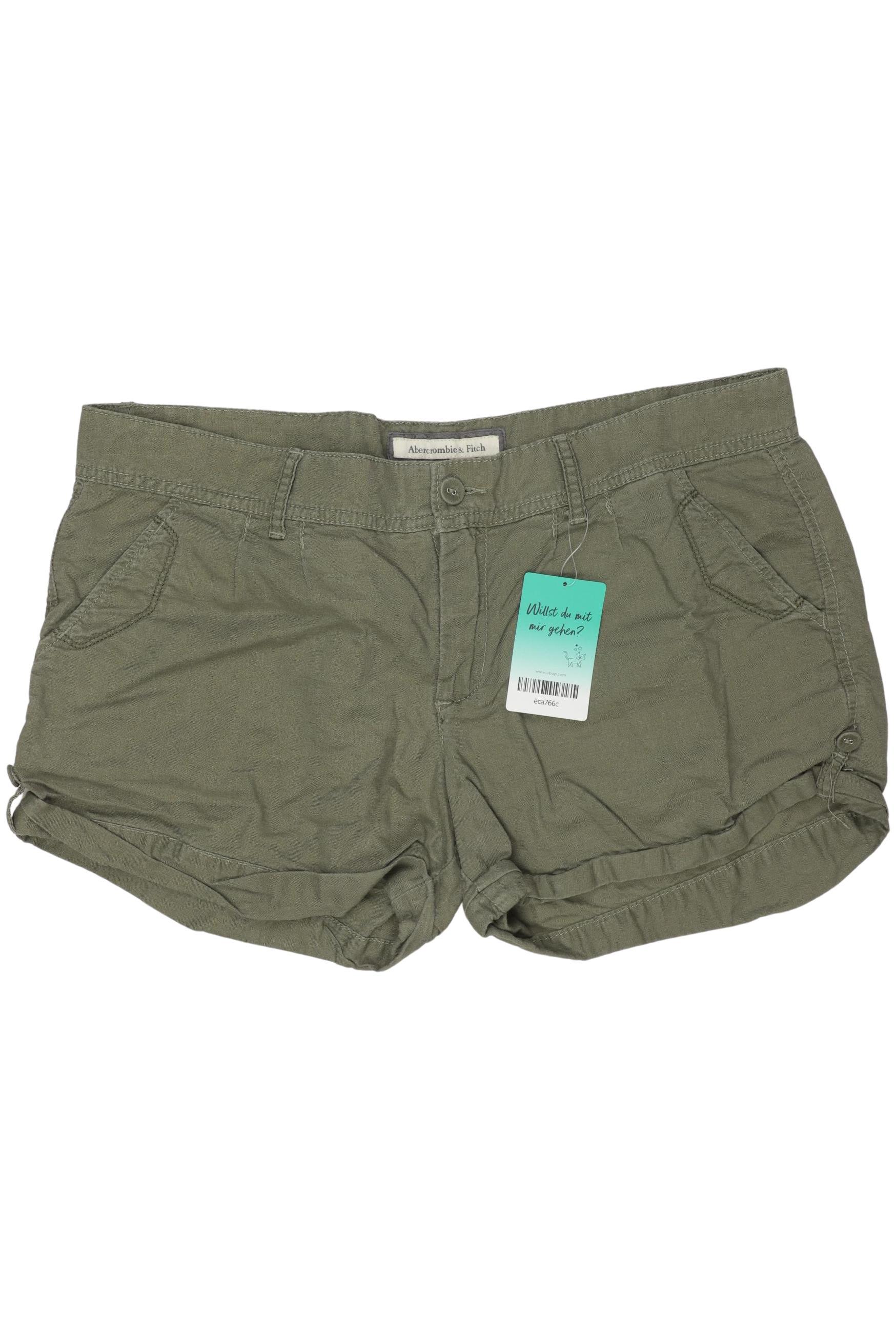 

Abercrombie & Fitch Damen Shorts, grün, Gr. 10
