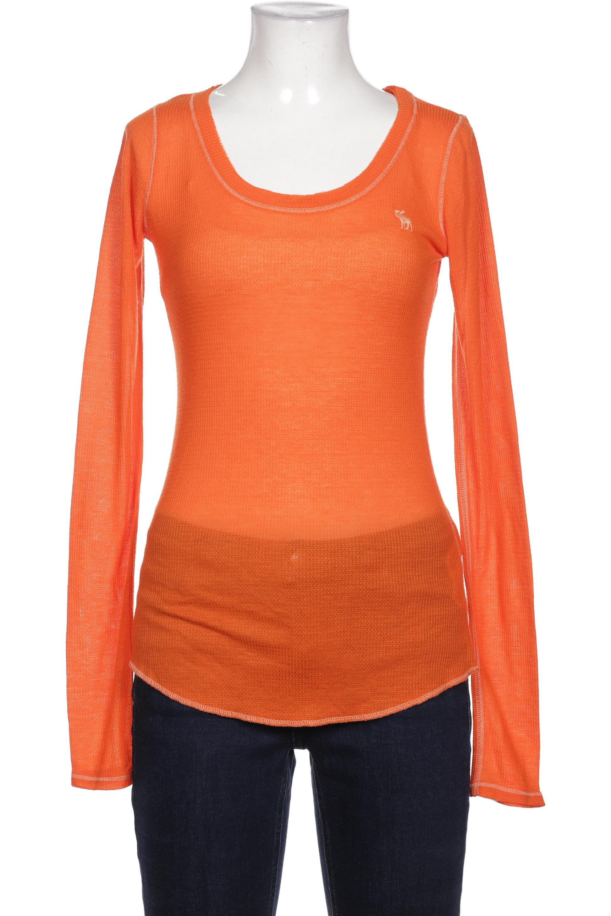 

Abercrombie & Fitch Damen Langarmshirt, orange, Gr. 36