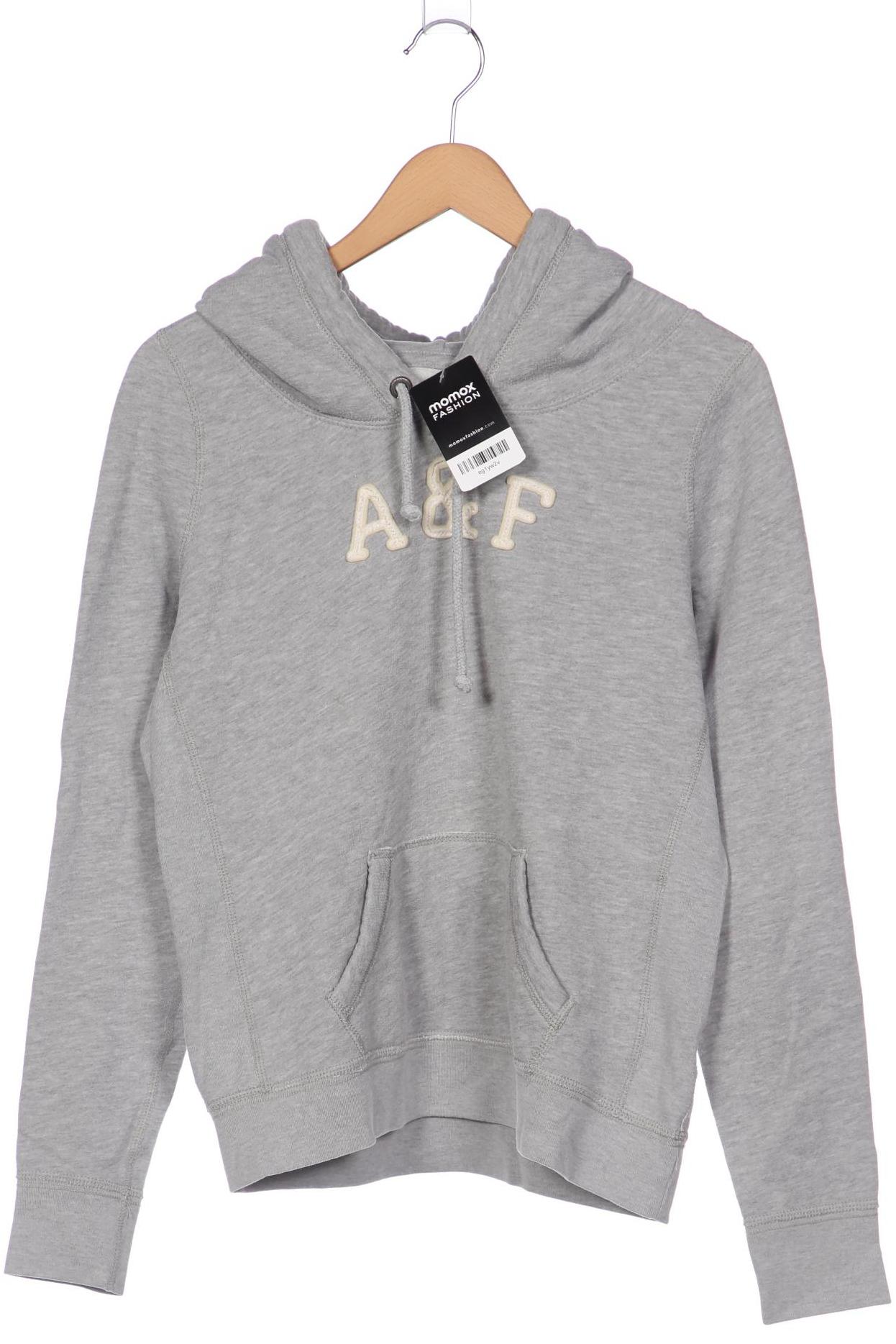 

Abercrombie & Fitch Damen Kapuzenpullover, grau, Gr. 42