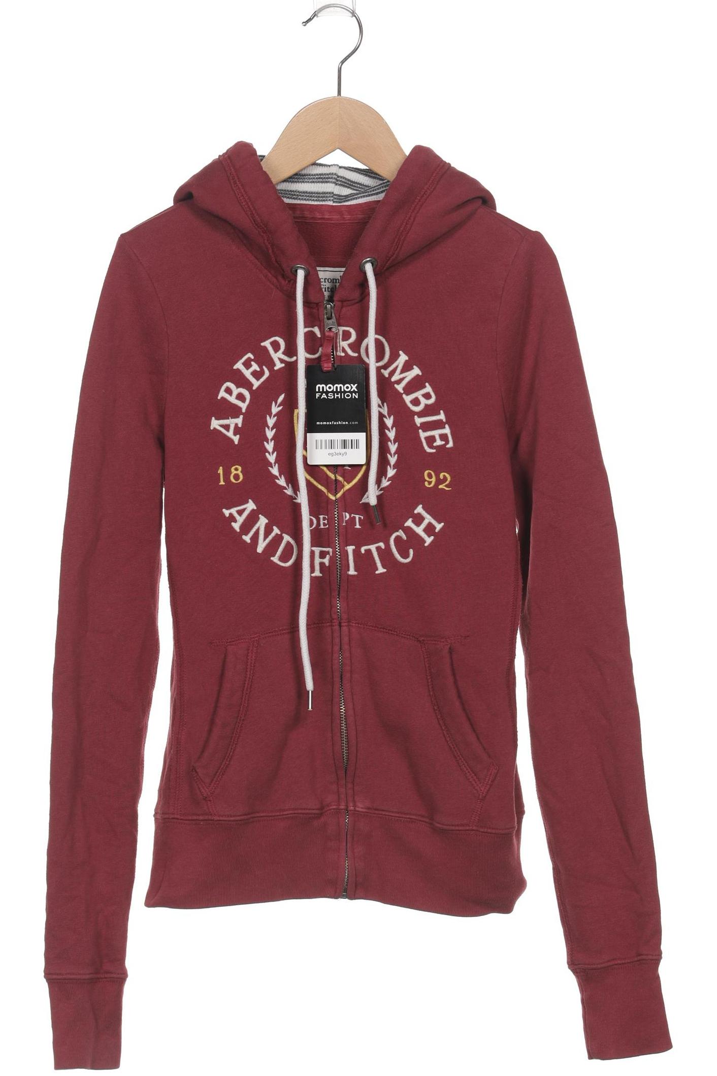 

Abercrombie & Fitch Damen Kapuzenpullover, bordeaux, Gr. 36