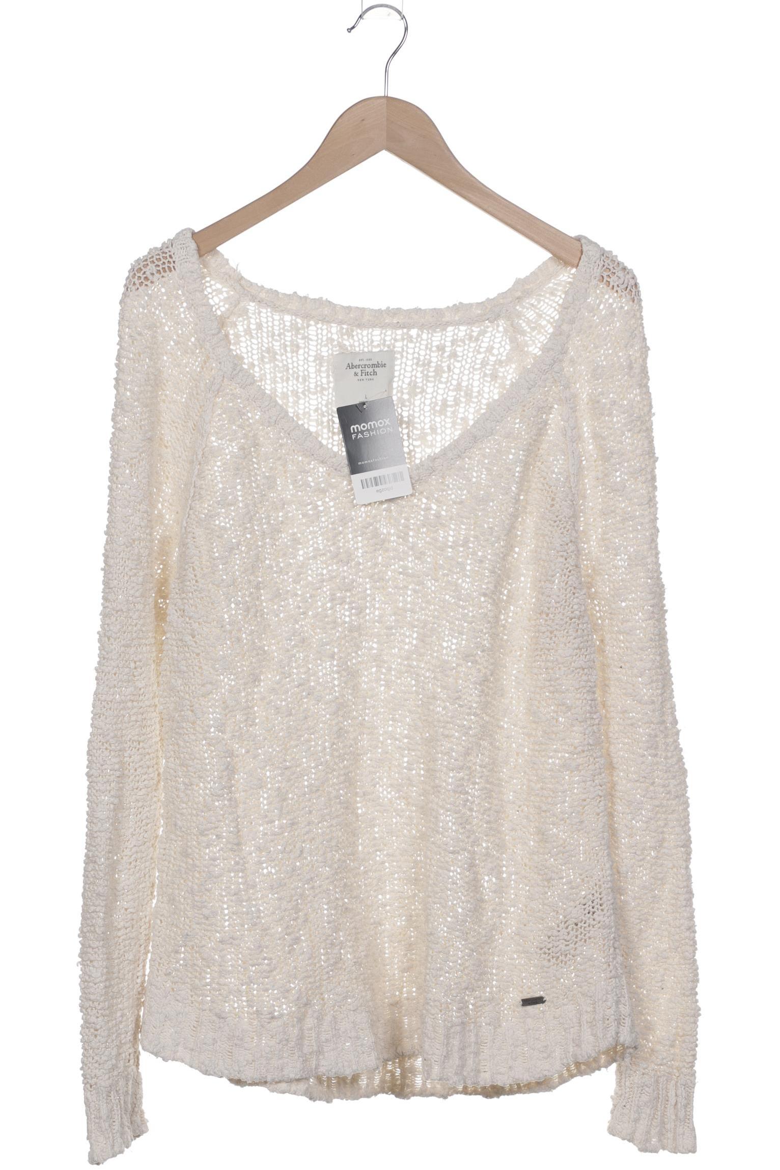 

Abercrombie & Fitch Damen Pullover, cremeweiß, Gr. 42