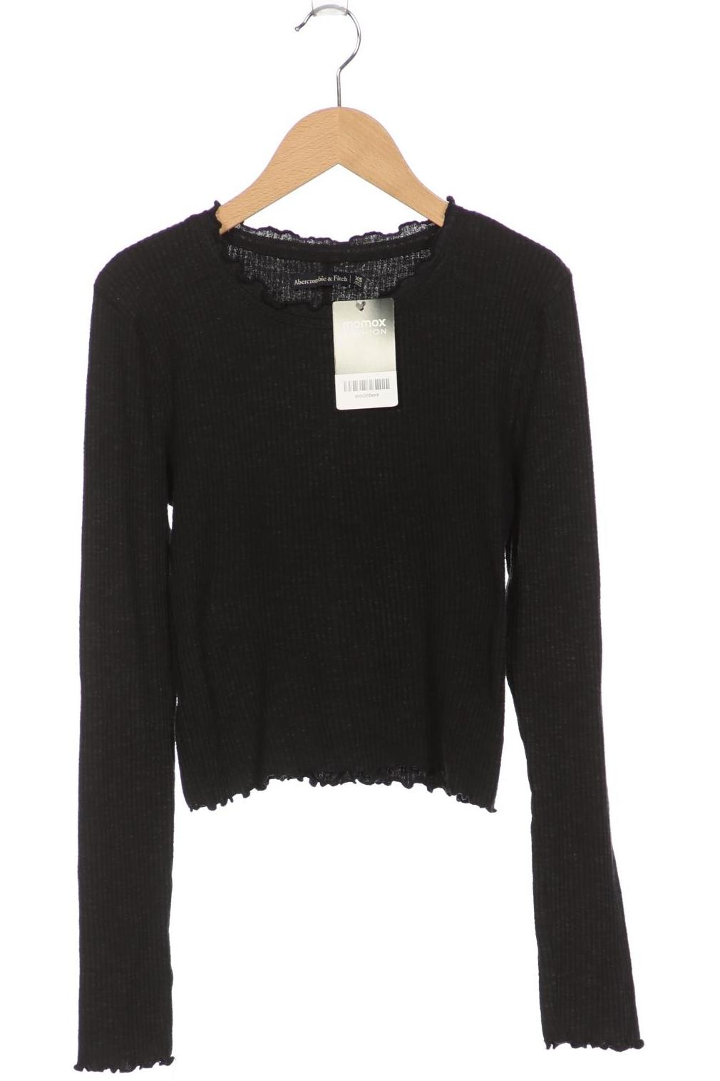 Thumbnail - Abercrombie &amp; Fitch Damen Langarmshirt, schwarz, Gr. 34