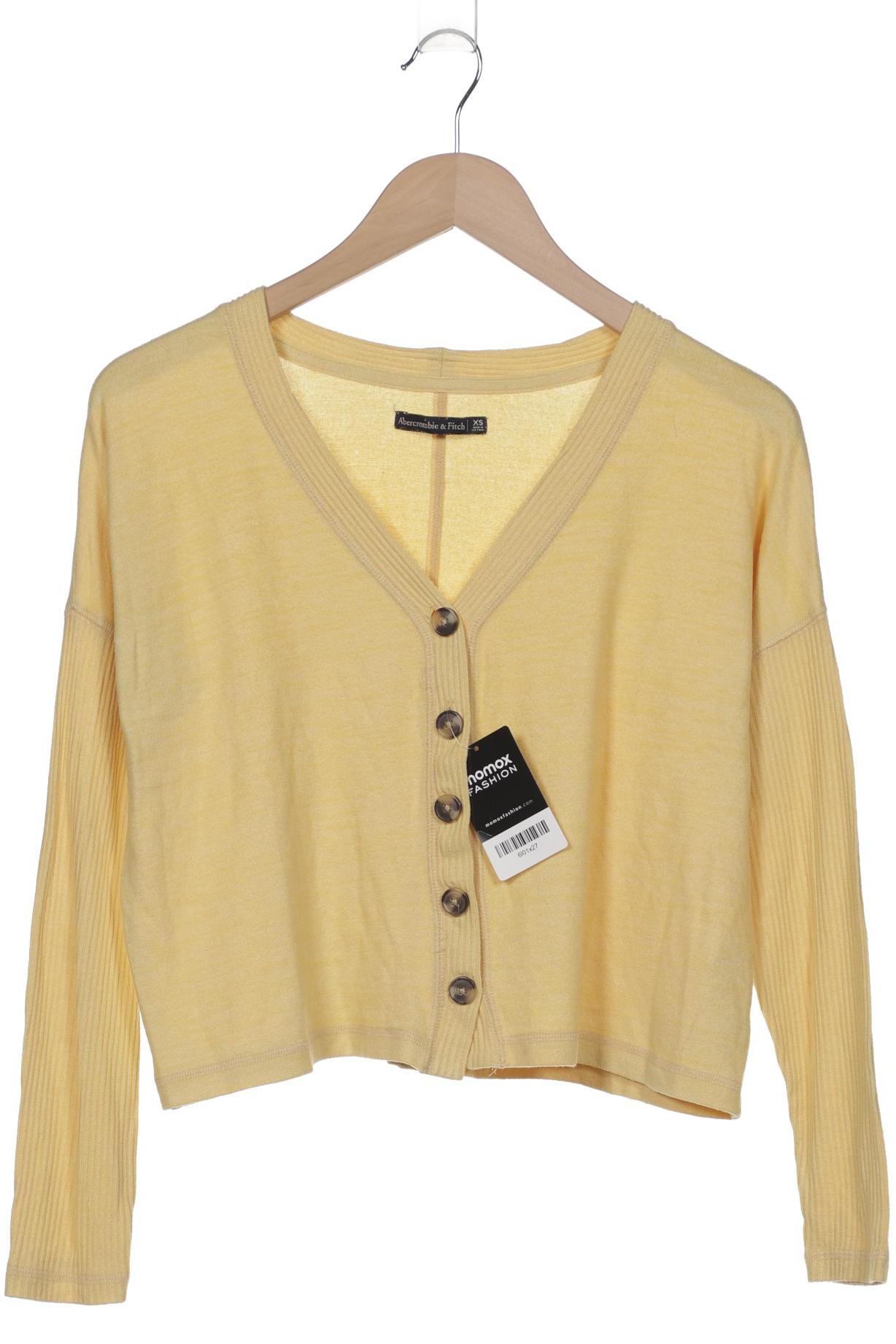 

Abercrombie & Fitch Damen Strickjacke, gelb, Gr. 34