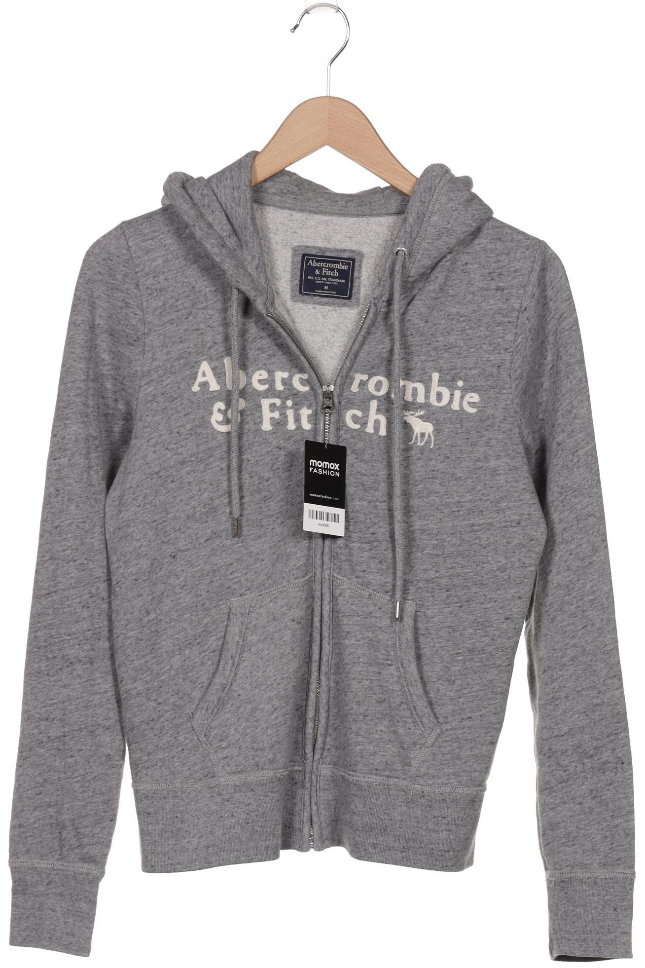 

Abercrombie & Fitch Damen Kapuzenpullover, grau, Gr. 38