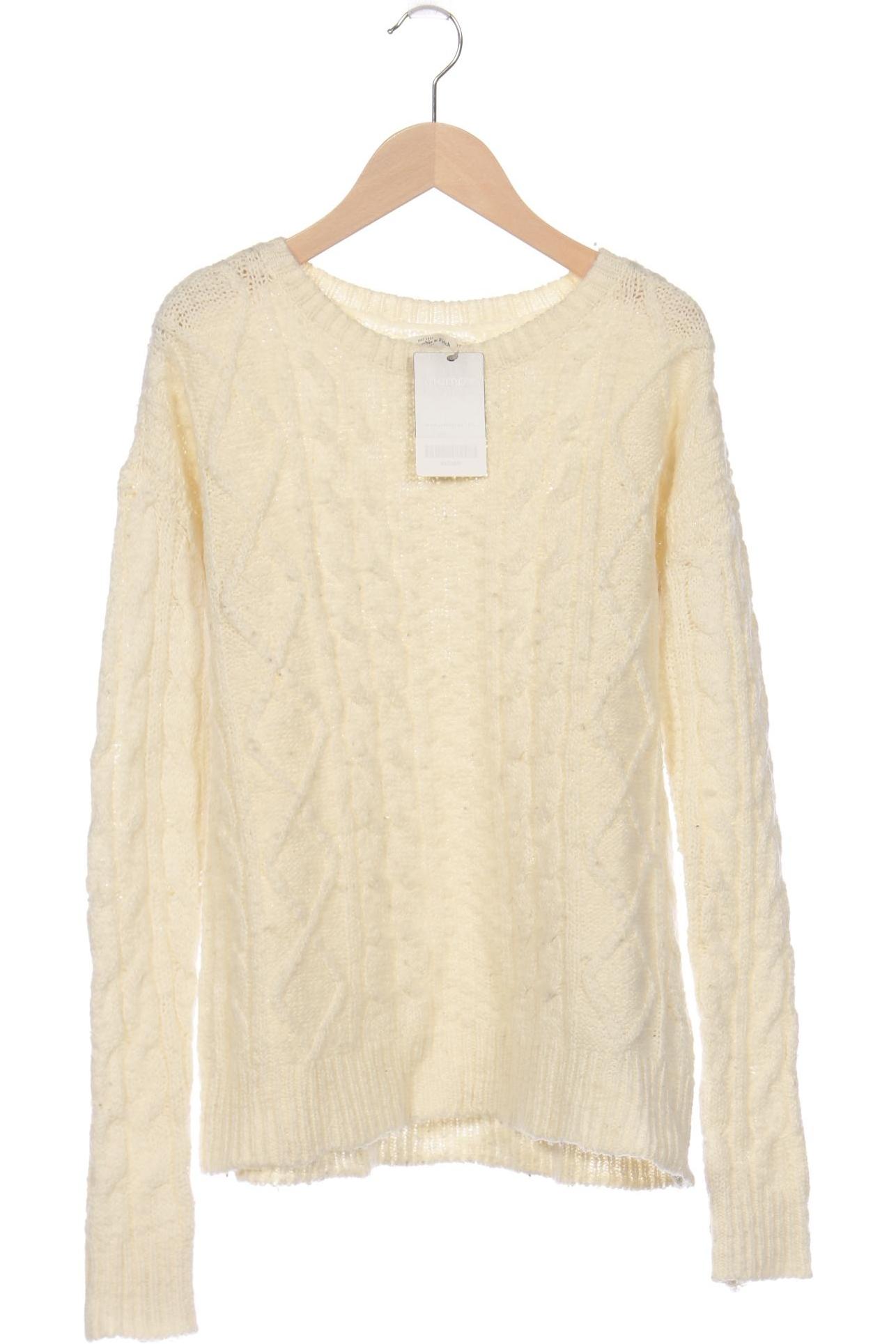 

Abercrombie & Fitch Damen Pullover, cremeweiß, Gr. 34
