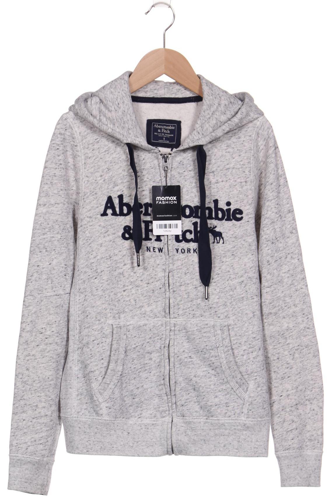 

Abercrombie & Fitch Damen Kapuzenpullover, grau, Gr. 36